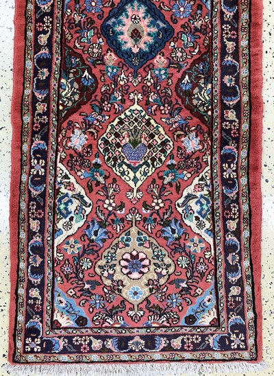 26859560c - Mehraban alt, Persien, Mitte 20.Jhd, Wolle auf Baumwolle, ca. 293 x 77 cm, EHZ: 2 ...
