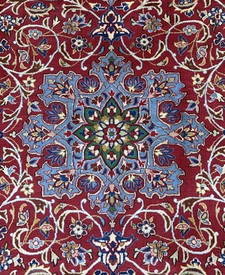 26859569d - Najafabad, Persien, Mitte 20.Jhd, Wolle aufBaumwolle, ca. 318 x 210 cm, EHZ: 2, ...