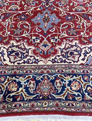 26859569f - Najafabad, Persien, Mitte 20.Jhd, Wolle aufBaumwolle, ca. 318 x 210 cm, EHZ: 2, ...