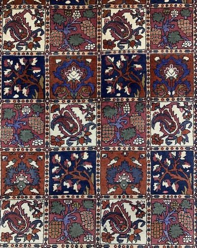 26859578e - Bachtiar alt, Persien, Mitte 20.Jhd, Wolle auf Baumwolle, ca. 307 x 170 cm, EHZ: 2 ...