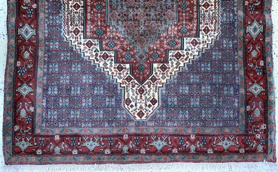 26859596b - Senneh, Persien, ca. 50 Jahre, Wolle auf Baumwolle, ca. 154 x 125 cm, EHZ: 2 ...