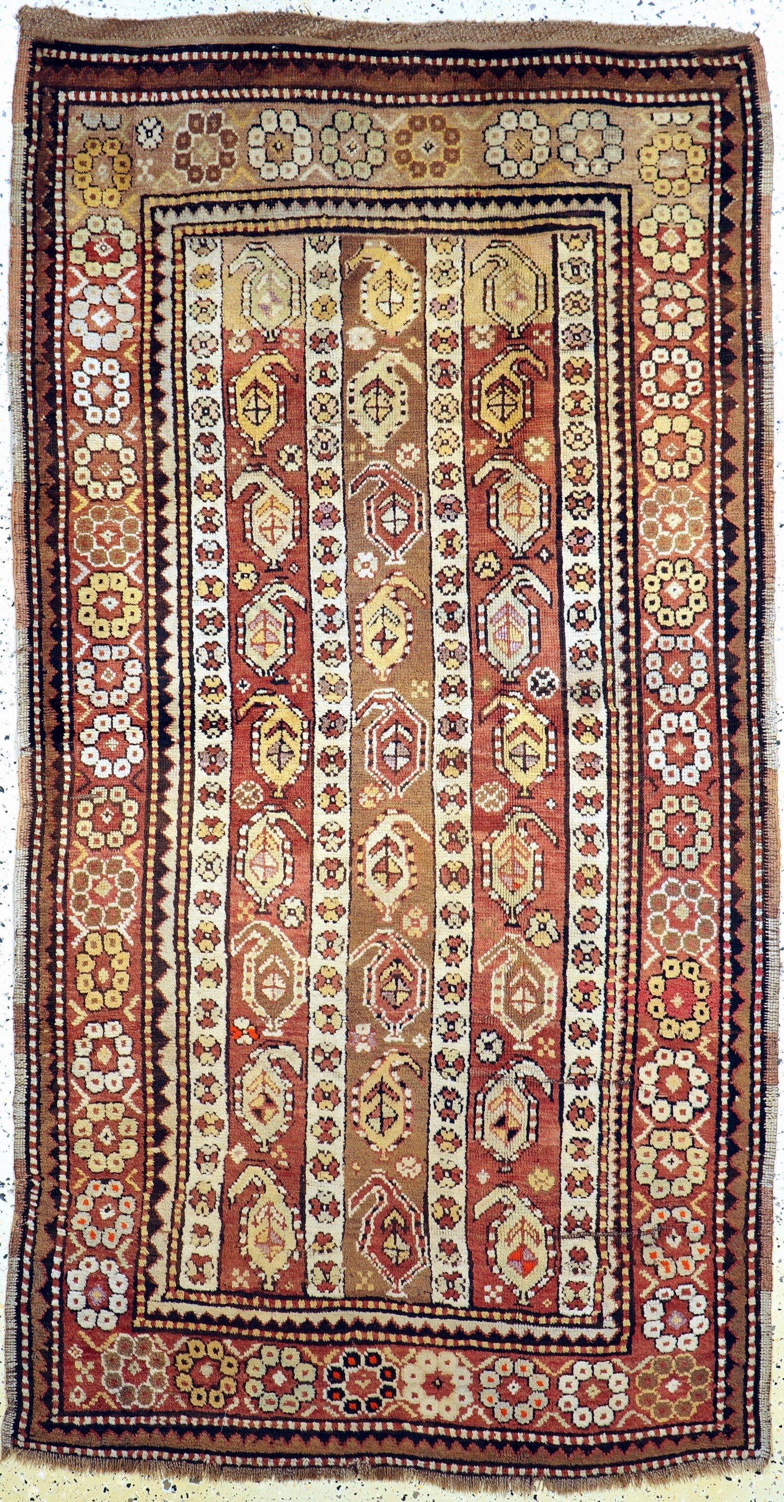 Karabagh antik, Kaukasus, um 1900, Wolle auf Wolle, ca. 186 x 112 cm, EHZ: 2-3