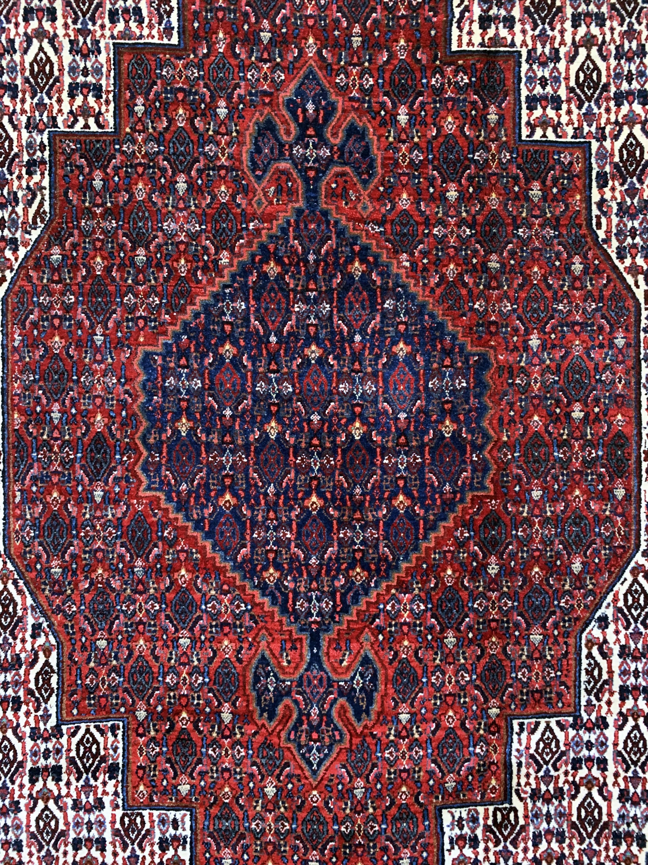 Detail c: Senneh alt, Persien, Mitte 20.Jhd, Wolle auf Baumwolle, ca. 307 x 205 cm, EHZ: 2