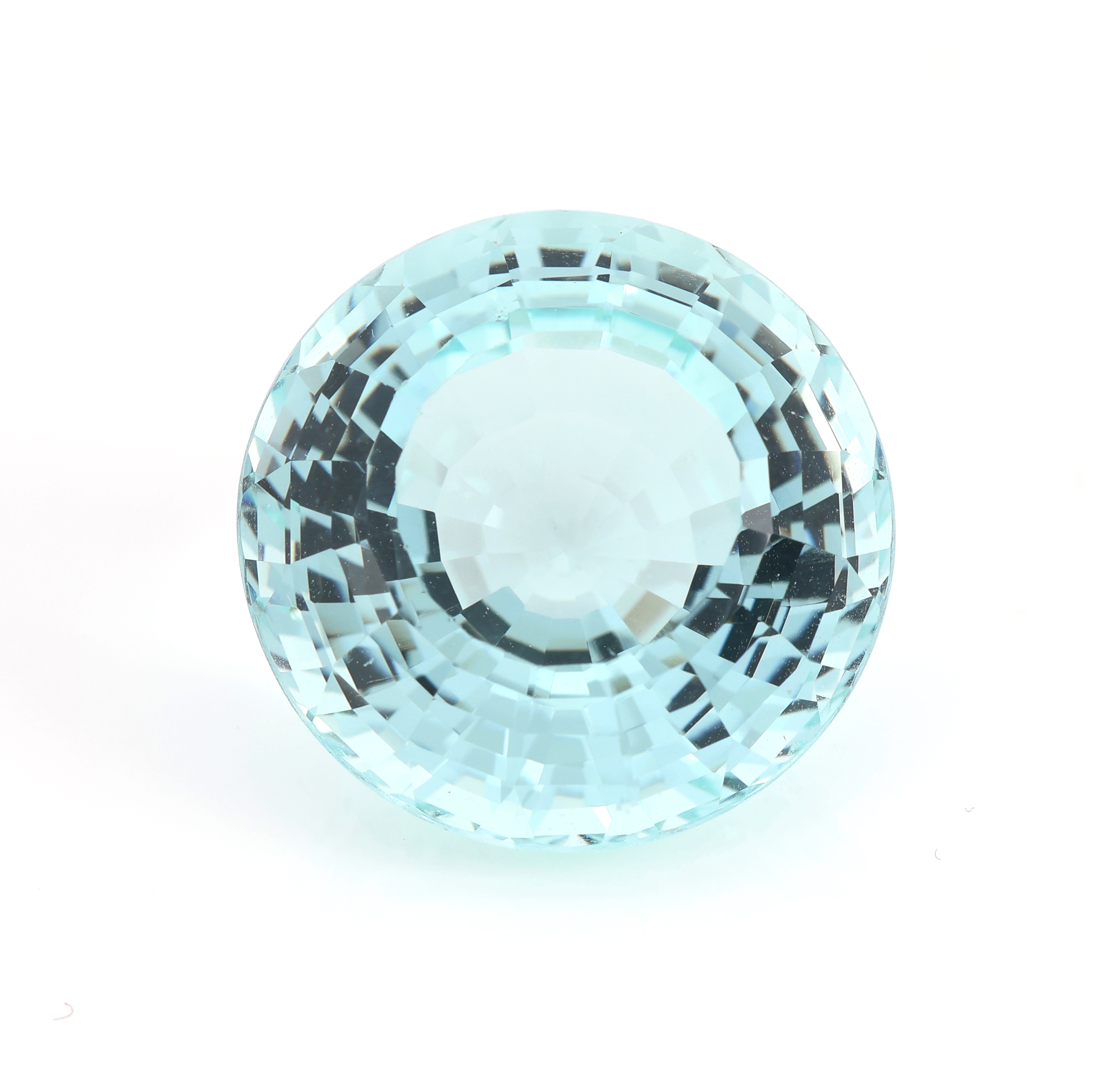 Loser facett. Aquamarin, 40.05 ct, im Treppenschliff