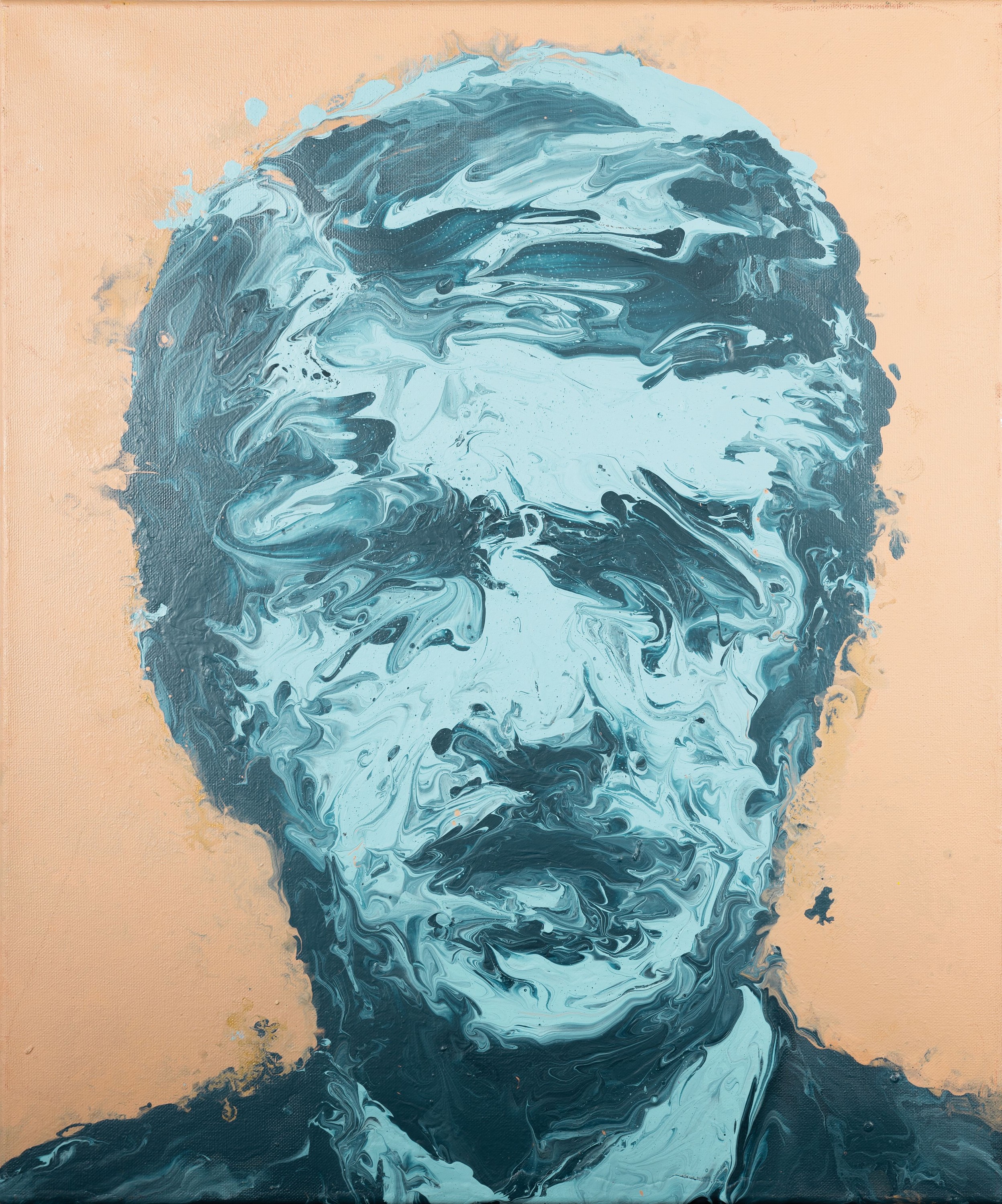 Michael Peltzer, geb. 1977, Beatboys, Öl/Lwd, rückseitig sign. und dat. 2013, betitelt, ca. 60x50cm