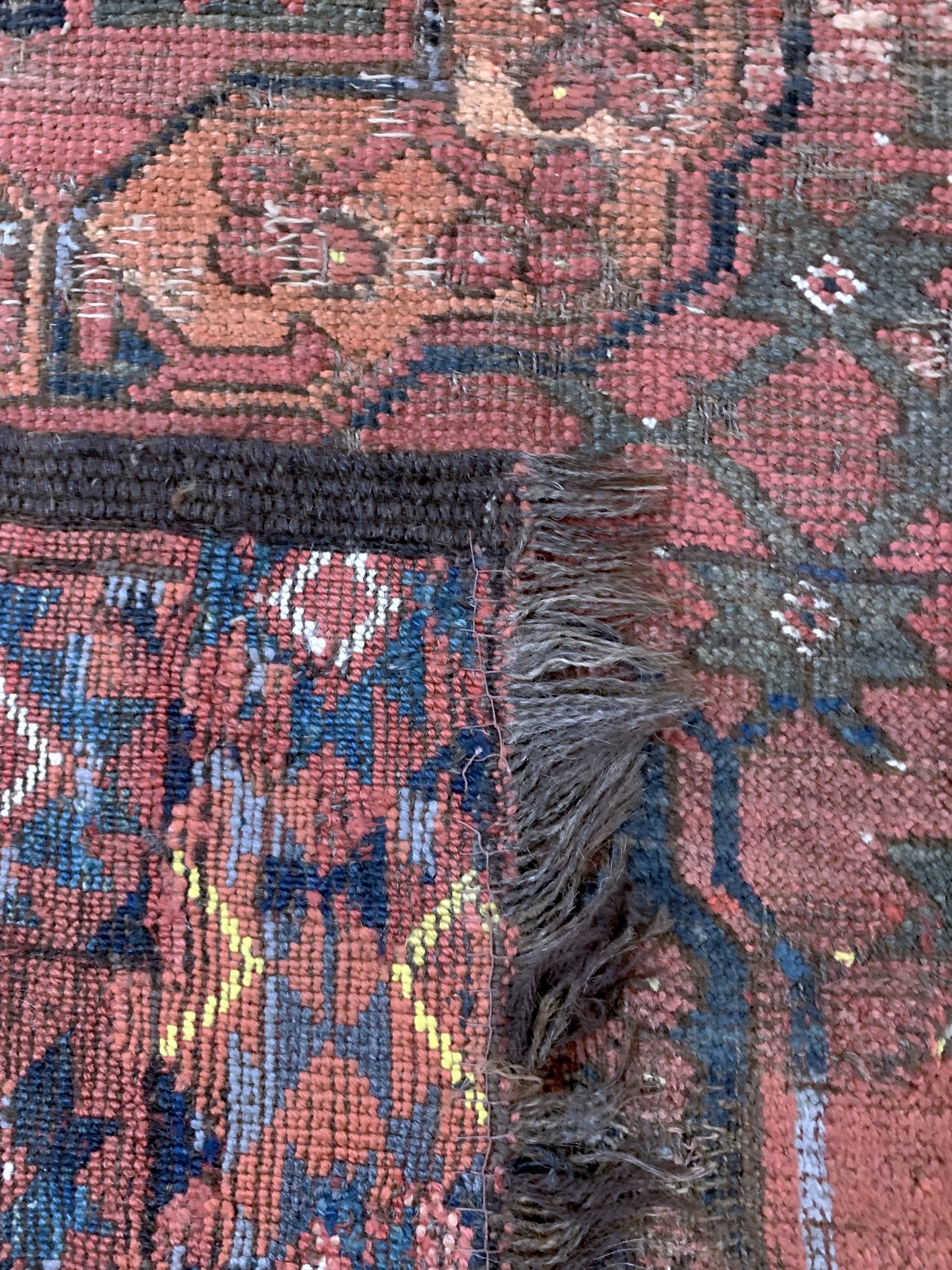 Detail f: Ersari antik, Turkmenistan, 19.Jhd, Wolle auf Wolle, ca. 288 x 201 cm, EHZ: 4