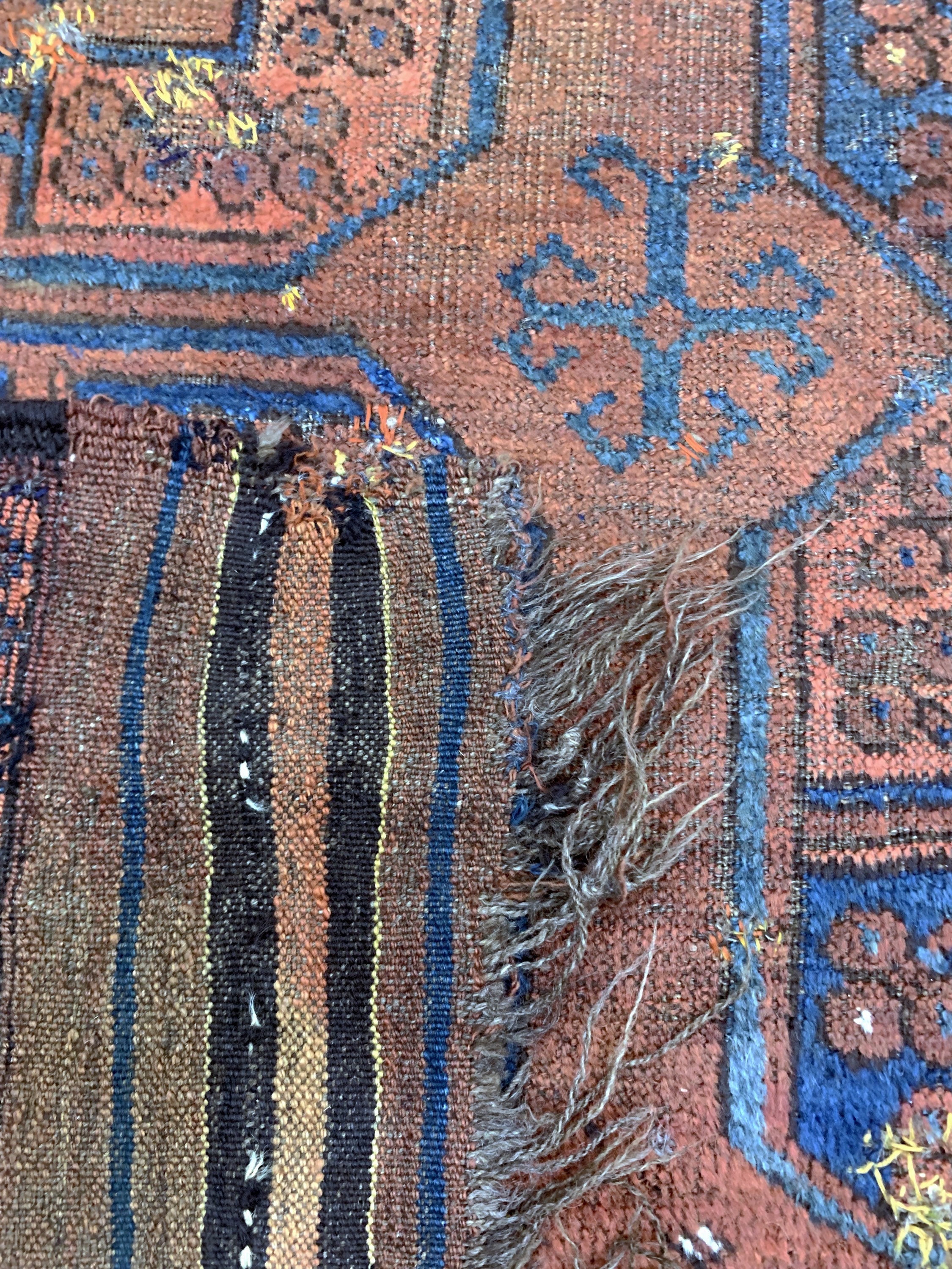 Detail g: Ersari antik, Turkmenistan, 19.Jhd, Wolle auf Wolle, ca. 293 x 190 cm, EHZ: 4