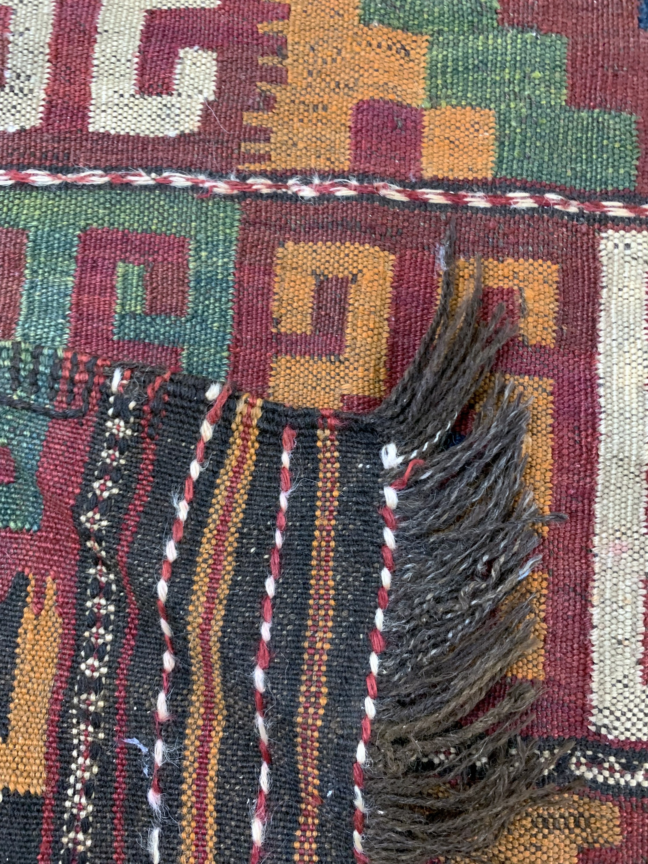Detail g: Uzbek Kelim antik, Uzbekistan, 19.Jhd, Wolle auf Wolle, ca. 307 x 209 cm, EHZ: 3