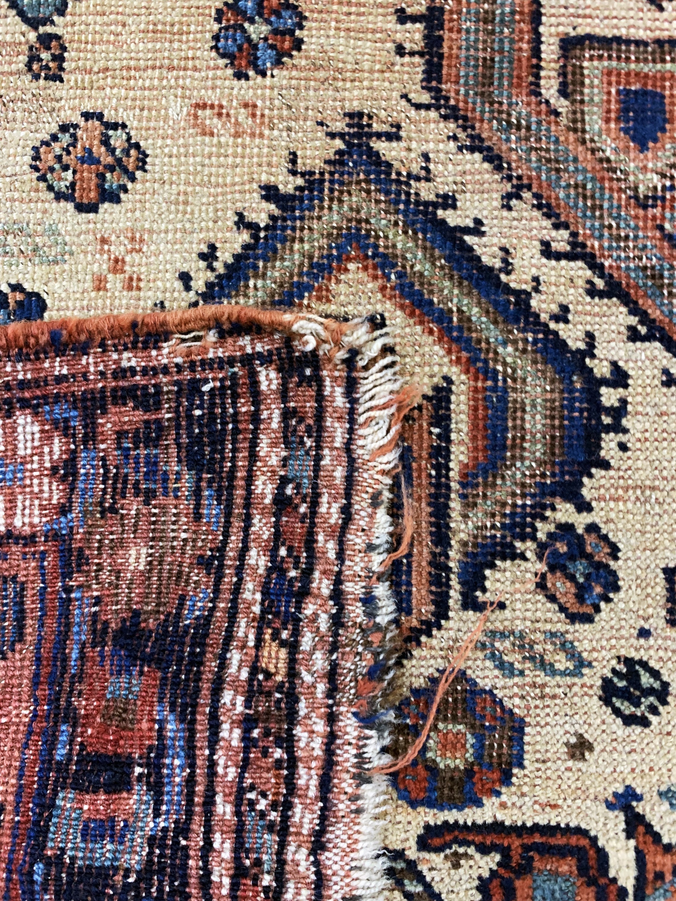 Detail g: Afschar antik, Persien, 19.Jhd, Wolle auf Wolle, ca. 181 x 150 cm, EHZ: 4