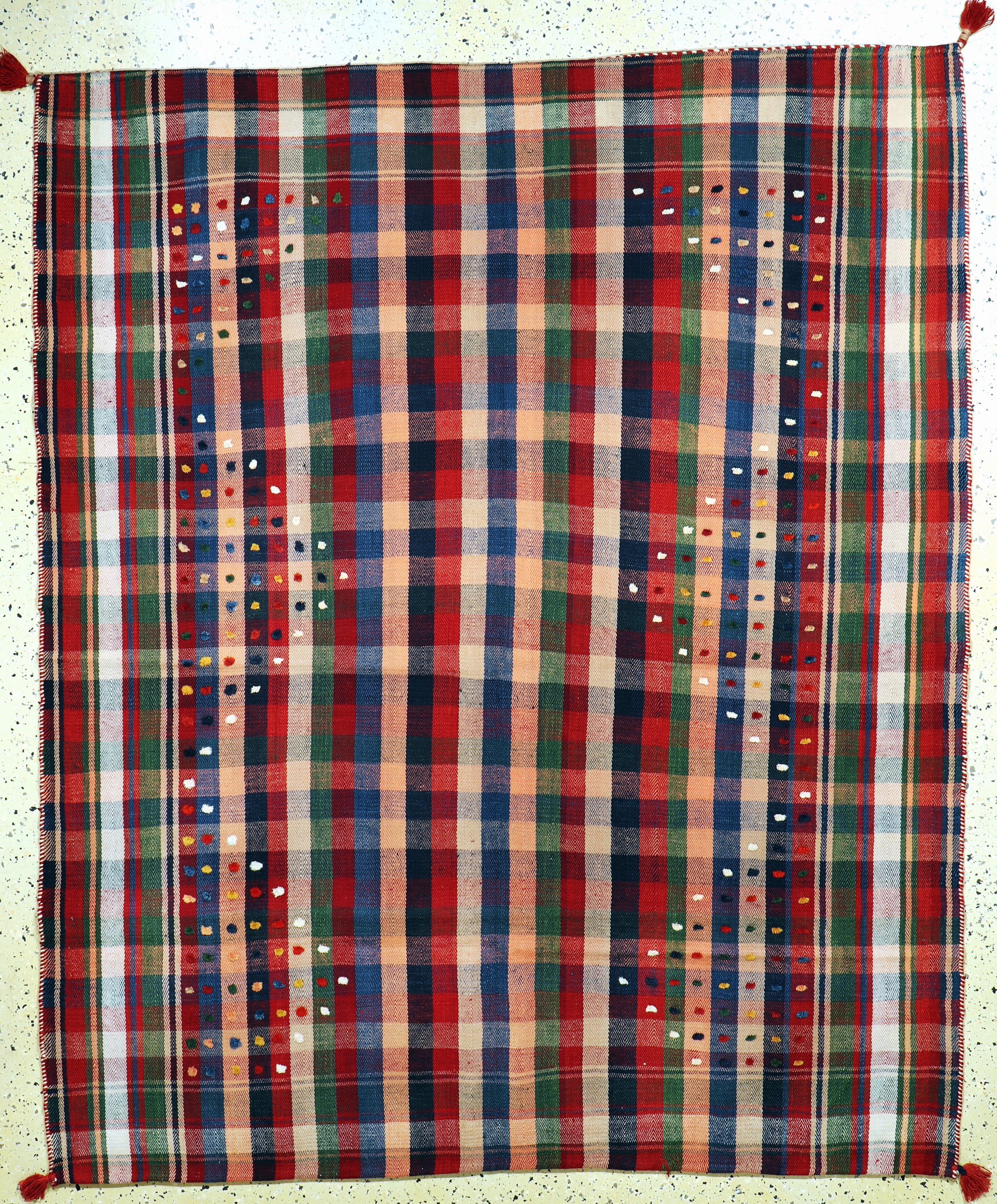 Ghaschgai"Djajim"alt, Persien, Mitte 20.Jhd, Wolle auf Wolle, ca. 218 x 182 cm, EHZ: 2