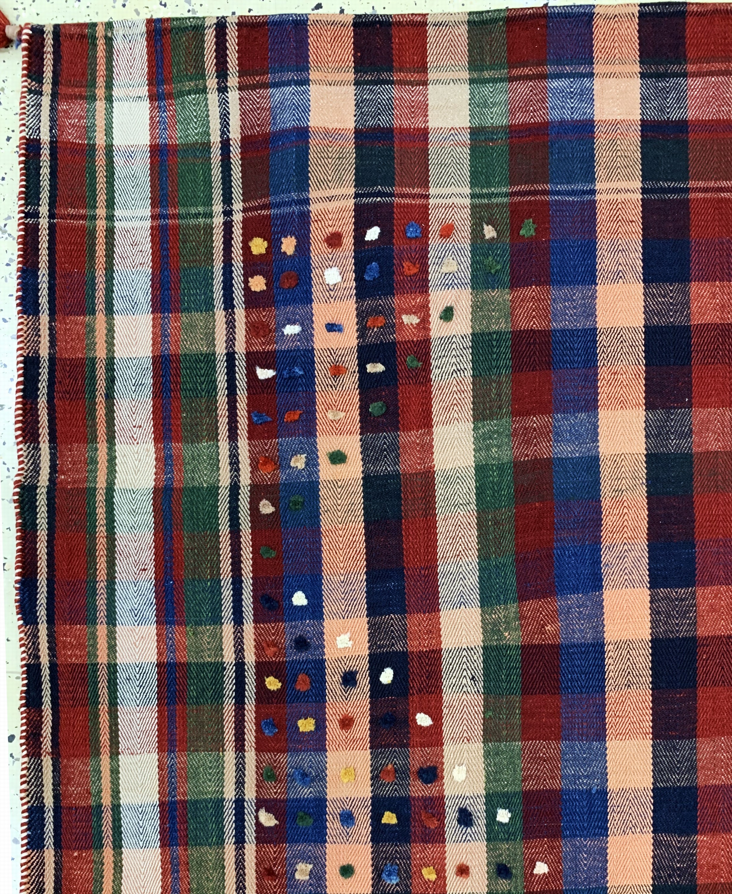 Detail c: Ghaschgai"Djajim"alt, Persien, Mitte 20.Jhd, Wolle auf Wolle, ca. 218 x 182 cm, EHZ: 2
