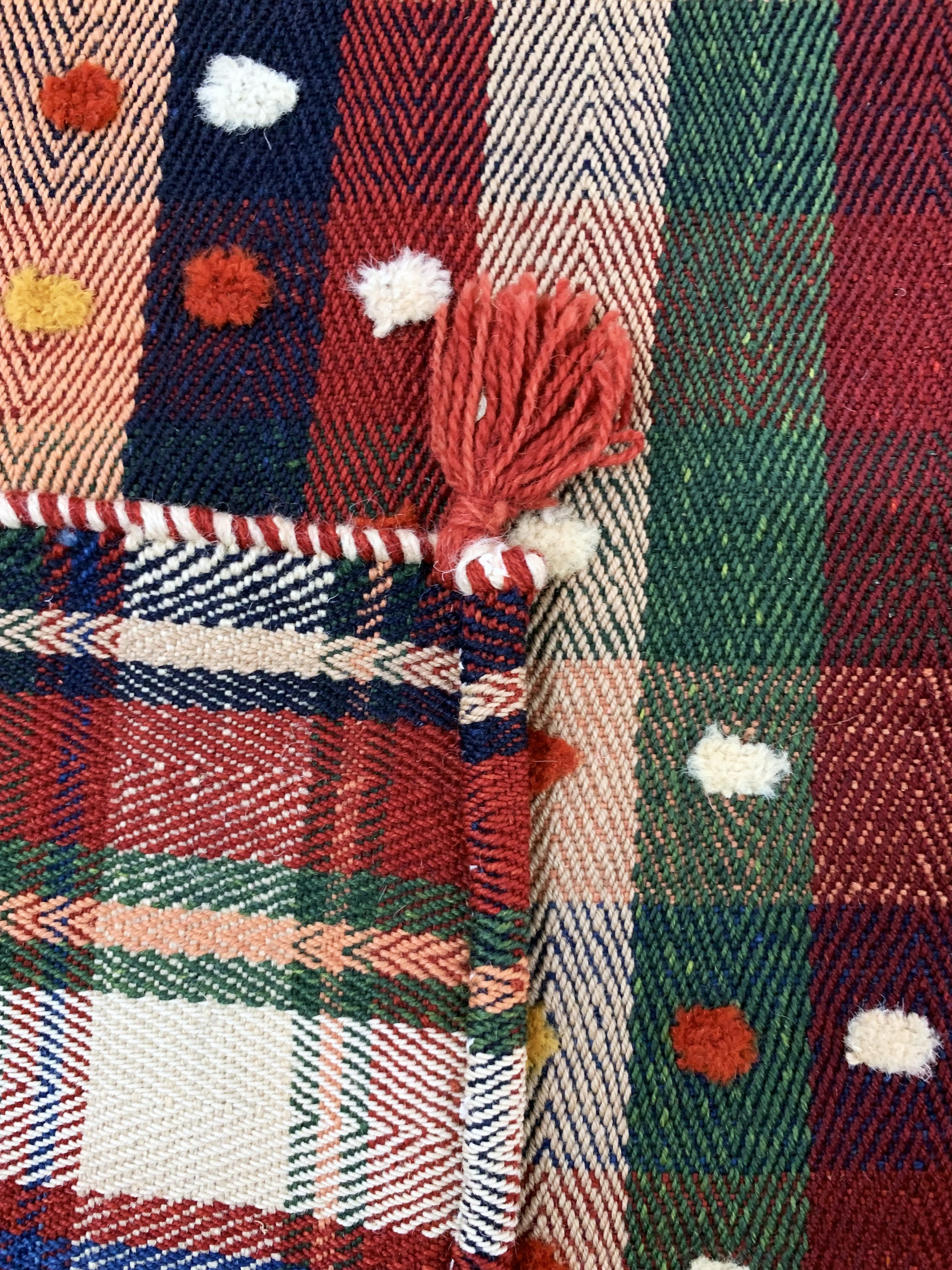 Detail f: Ghaschgai"Djajim"alt, Persien, Mitte 20.Jhd, Wolle auf Wolle, ca. 218 x 182 cm, EHZ: 2