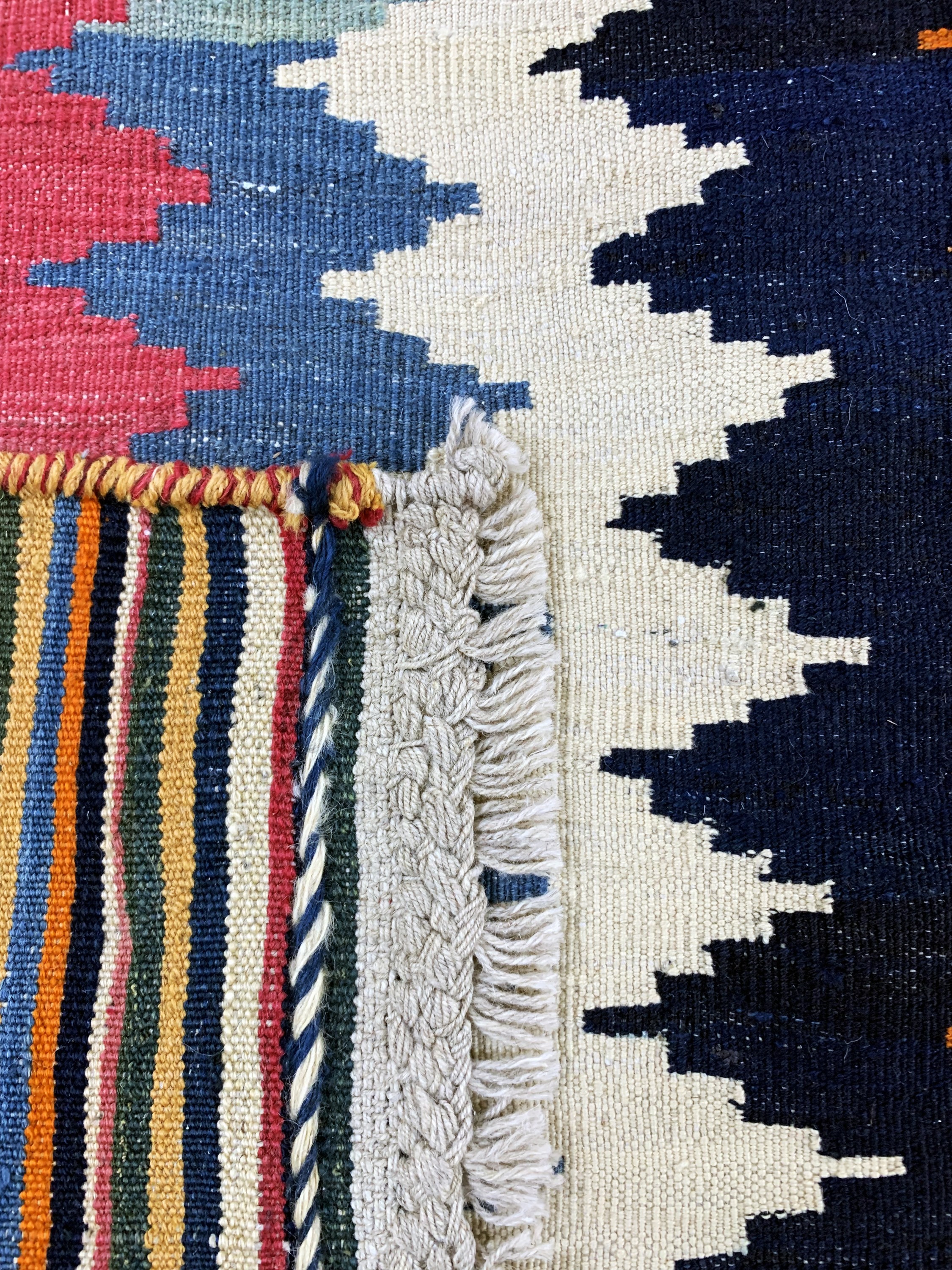 Detail f: Gabbeh Kelim, Persien, Mitte 20.Jhd, Wolle auf Wolle, ca. 226 x 162 cm, EHZ: 2