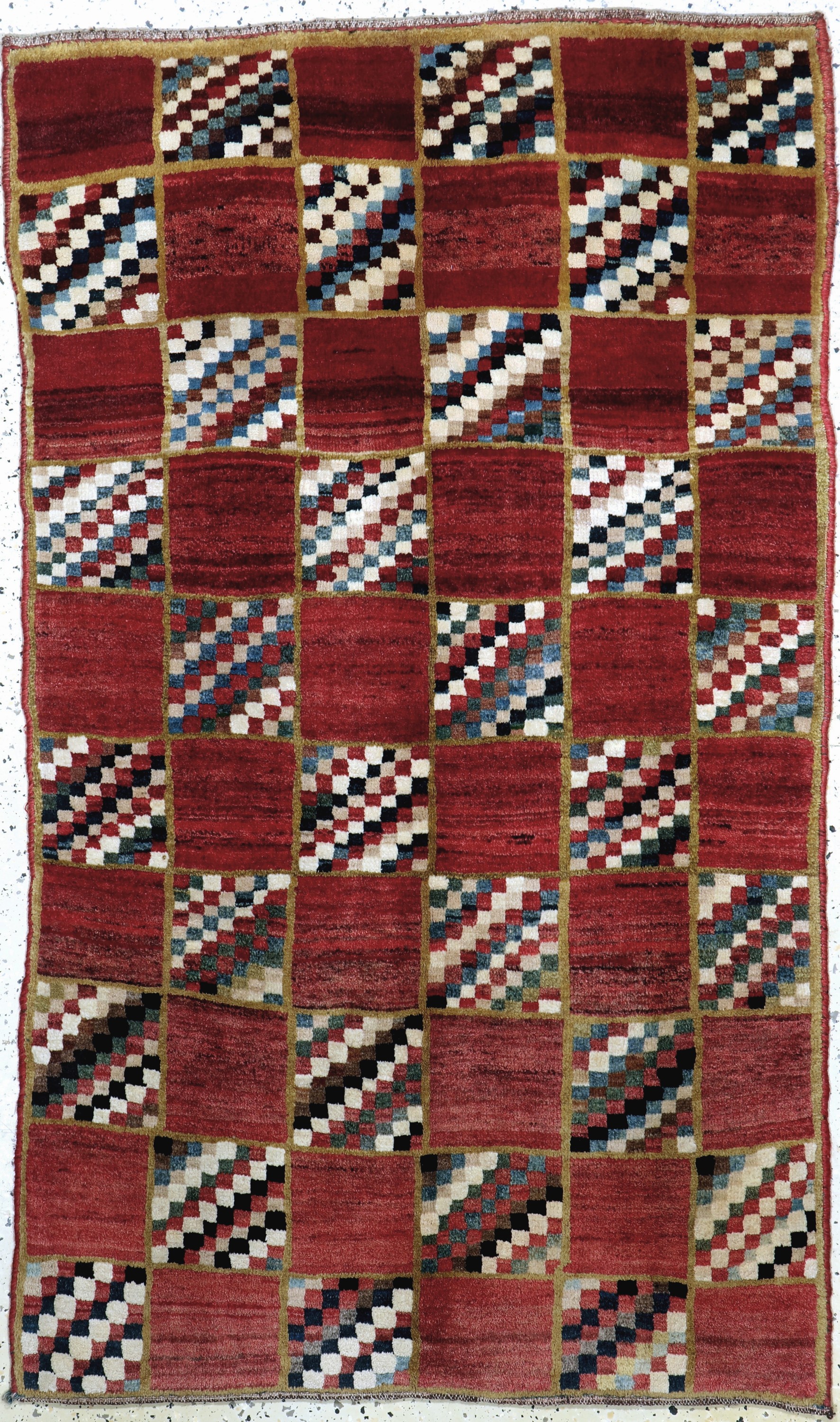 Ghaschgai Gabbeh, Persien, Mitte 20.Jhd, Wolle auf Wolle, ca. 178 x 108 cm, EHZ: 1-2