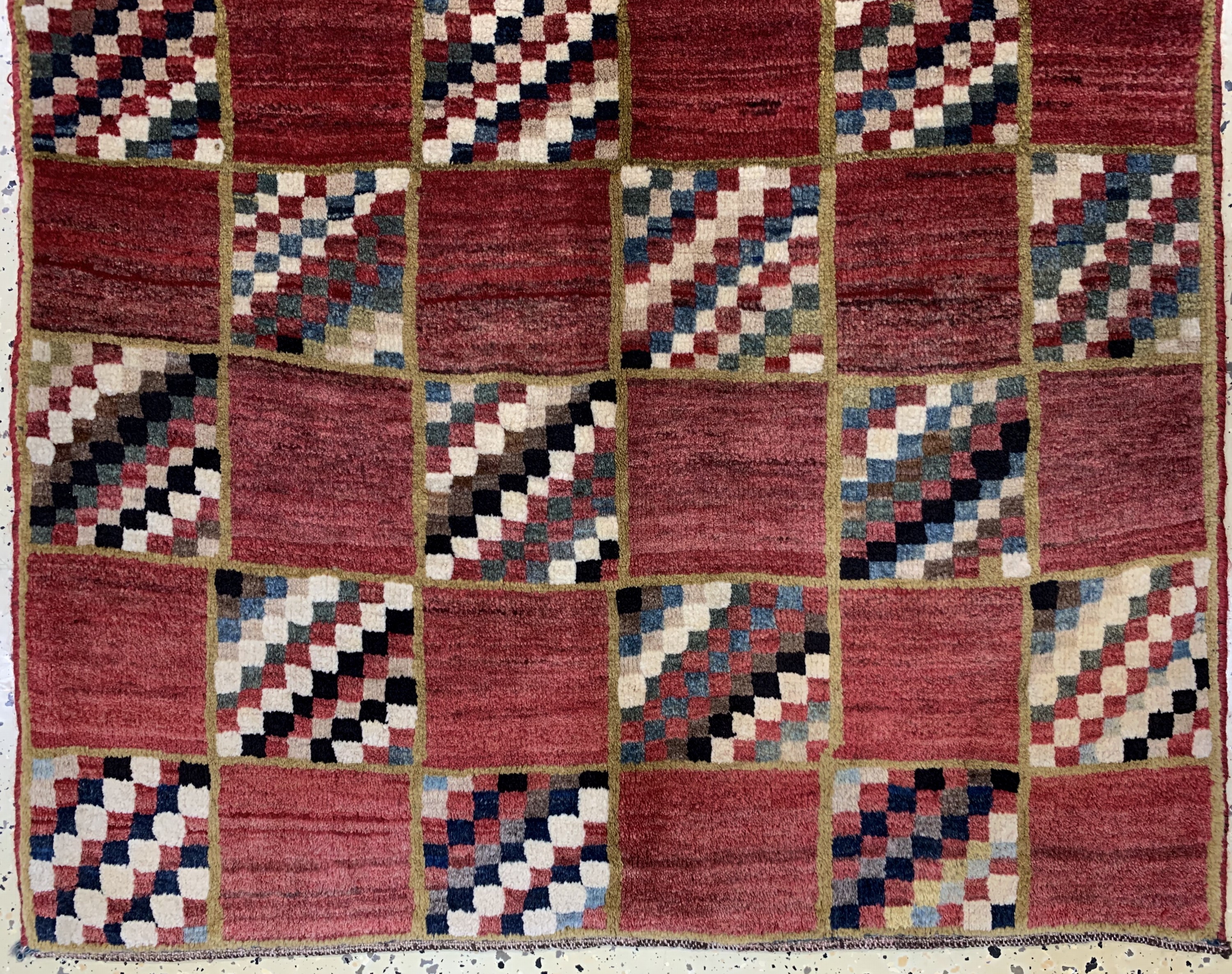 Detail b: Ghaschgai Gabbeh, Persien, Mitte 20.Jhd, Wolle auf Wolle, ca. 178 x 108 cm, EHZ: 1-2