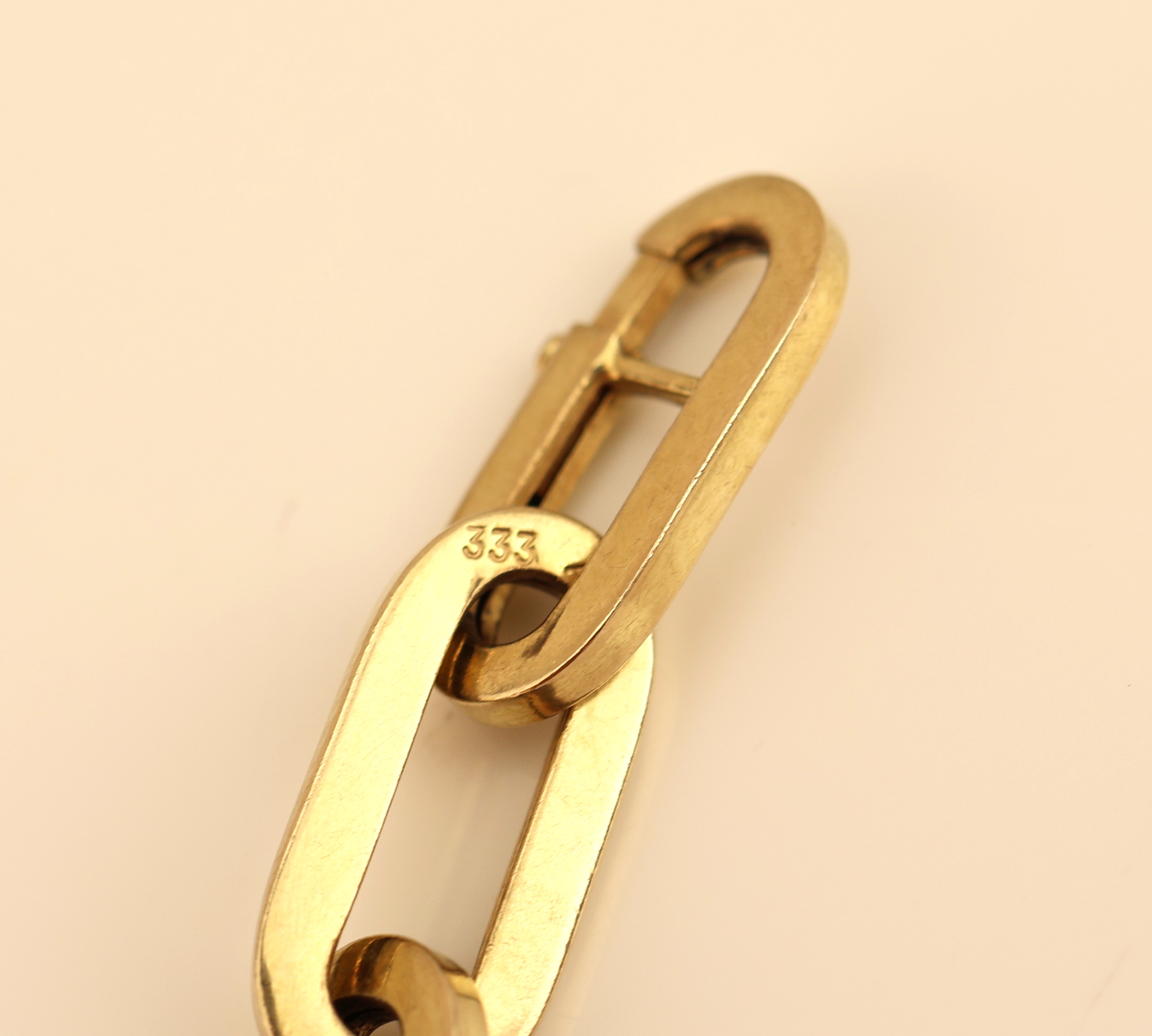 Detail b: 8 kt Gold Armband mit Münzanhänger, 10 MarkDeutsches Reich 1878, Ludwig II. König von Bayern und Nofretete Regina, ca. 16.5 g, L. ca. 21 cm