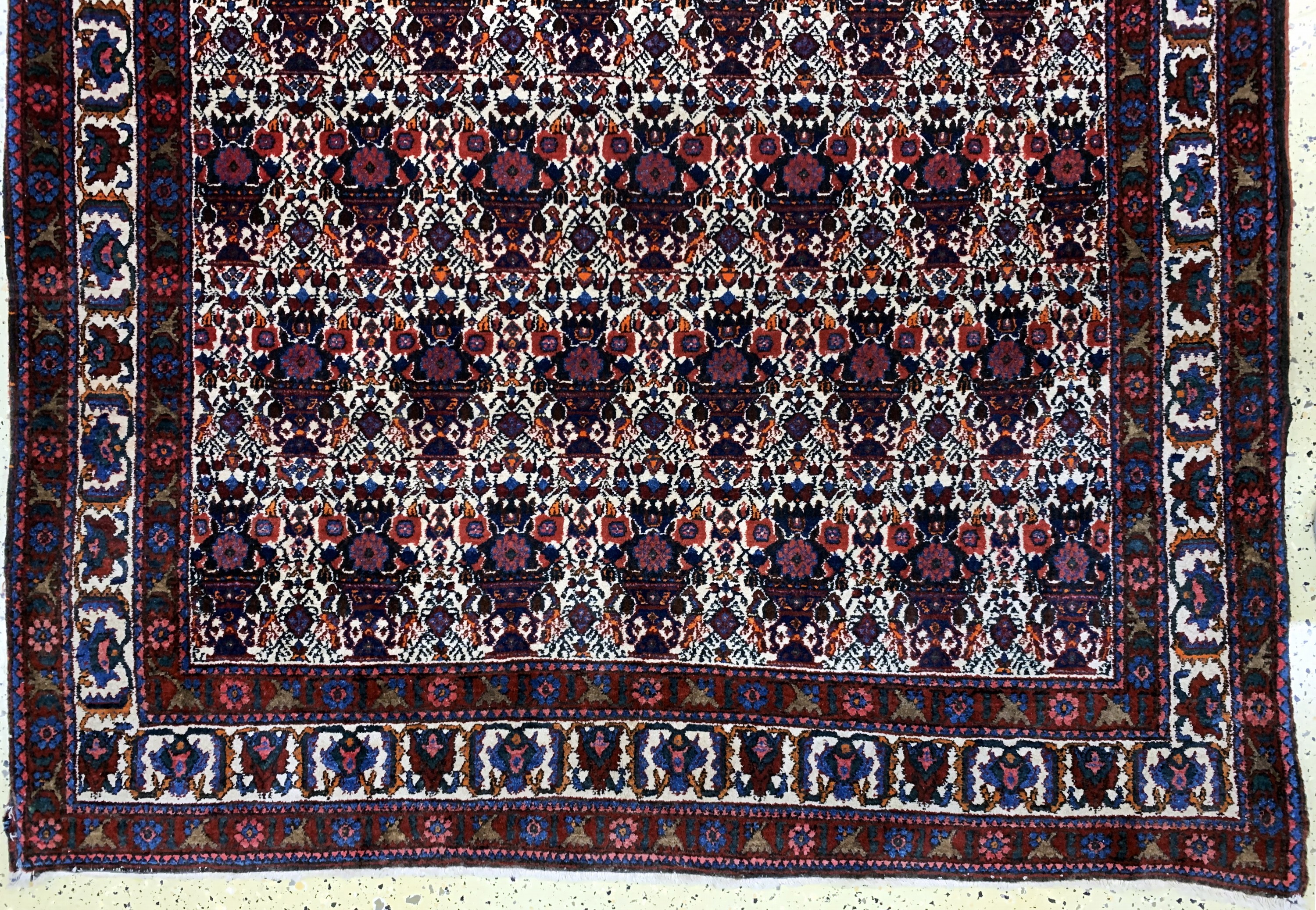 Detail b: Abadeh alt, Persien, Mitte 20.Jhd, Wolle auf Baumwolle, ca. 225 x 165 cm, EHZ: 2