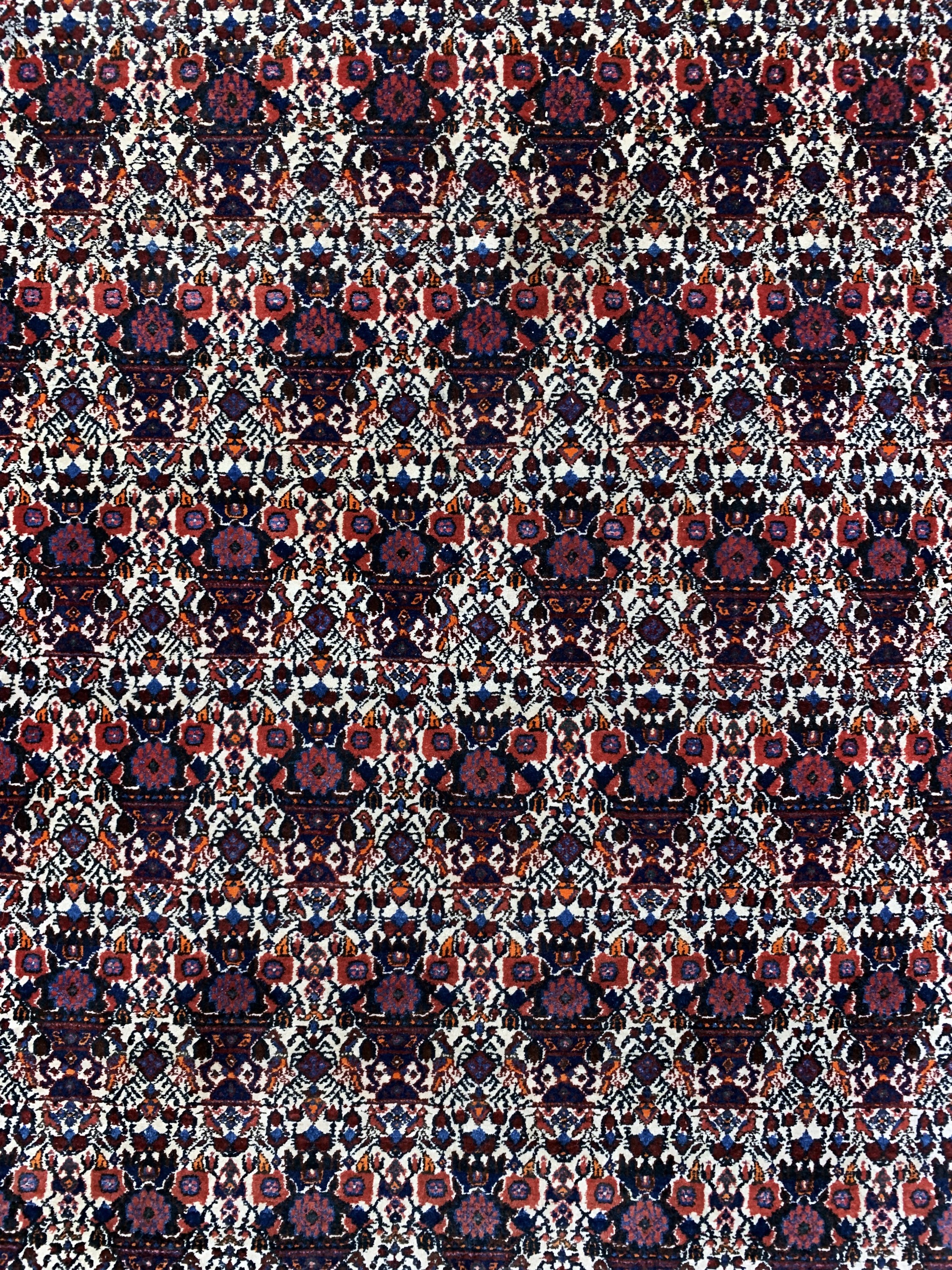 Detail c: Abadeh alt, Persien, Mitte 20.Jhd, Wolle auf Baumwolle, ca. 225 x 165 cm, EHZ: 2