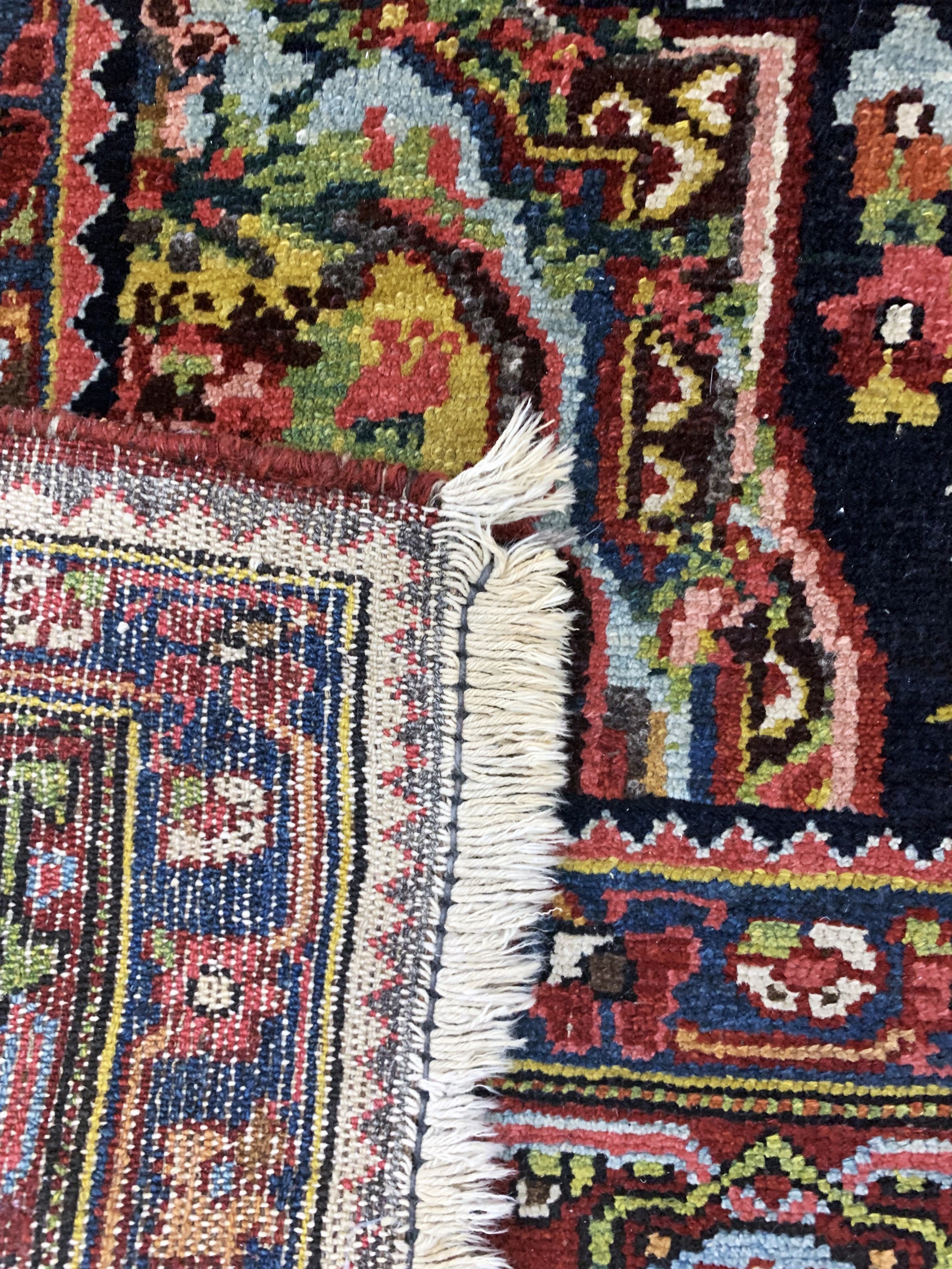 Detail f: Bachtiar"Golfarang", Persien, Anfang 20.Jhd, Wolle auf Baumwolle, ca. 190 x 160 cm,EHZ: 3