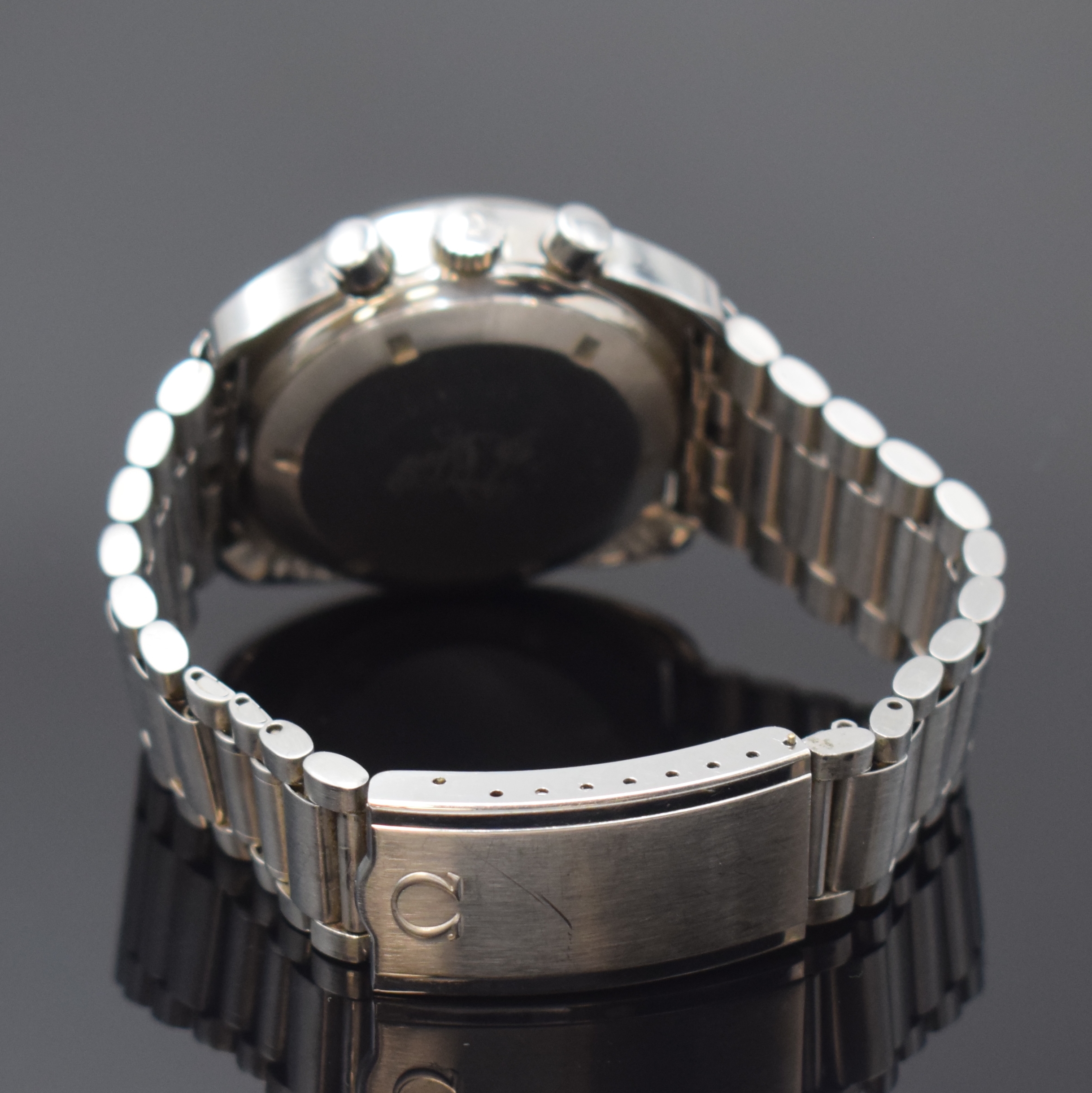 Detail b: OMEGA Seamaster Armbandchronograph Referenz 176.007, Schweiz 1973, Automatik, Edelstahlgeh. inkl. orig. Gliederband Ref. 1162 mit Faltschl., verschr. ...