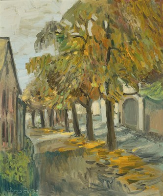 Image 26863689 - Heinz Brzoska, 1942 Kattowitz-2015 Ludwigshafen am Rhein, Theresienstraße in Rhodt ...