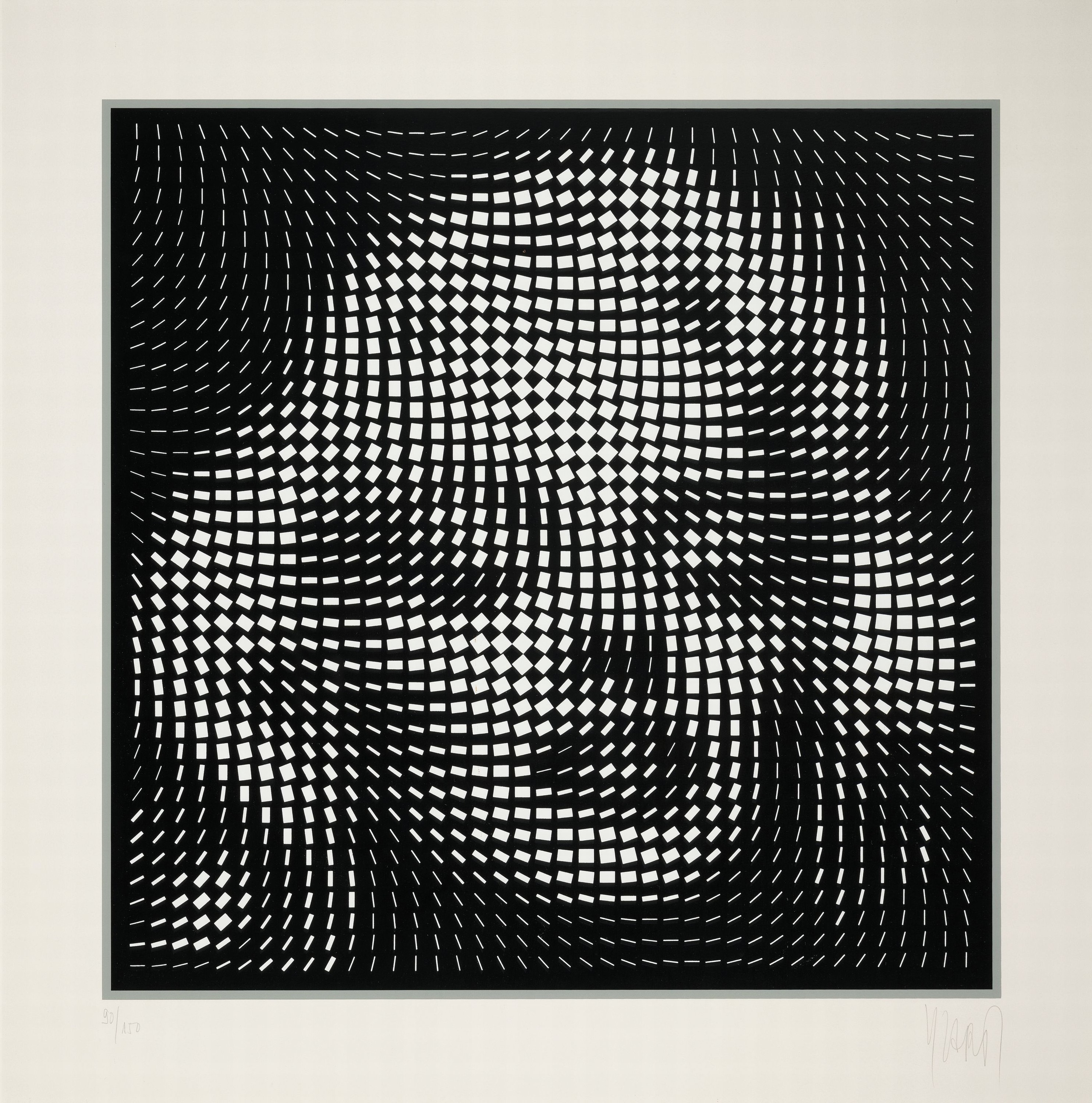 Detail a: Jean-Pierre Vasarely, gen. Yvaral, 1934-2002 Paris, 2 Serigraphien: Marylin Monroe, handsign. und num. 90/150, ca. 51x52cm, PP, u.Gl., R. ca. ...