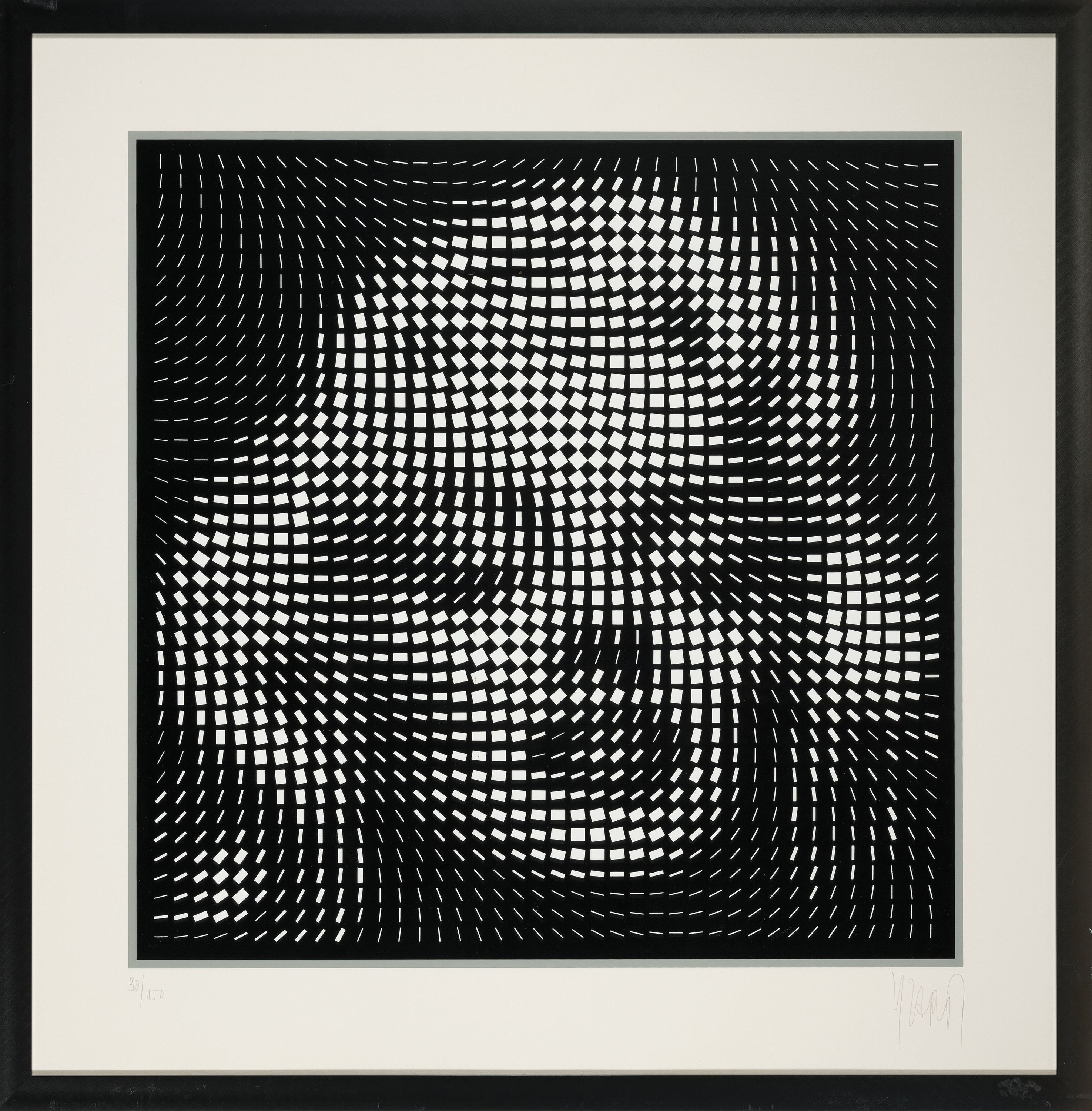 Detail l: Jean-Pierre Vasarely, gen. Yvaral, 1934-2002 Paris, 2 Serigraphien: Marylin Monroe, handsign. und num. 90/150, ca. 51x52cm, PP, u.Gl., R. ca. ...