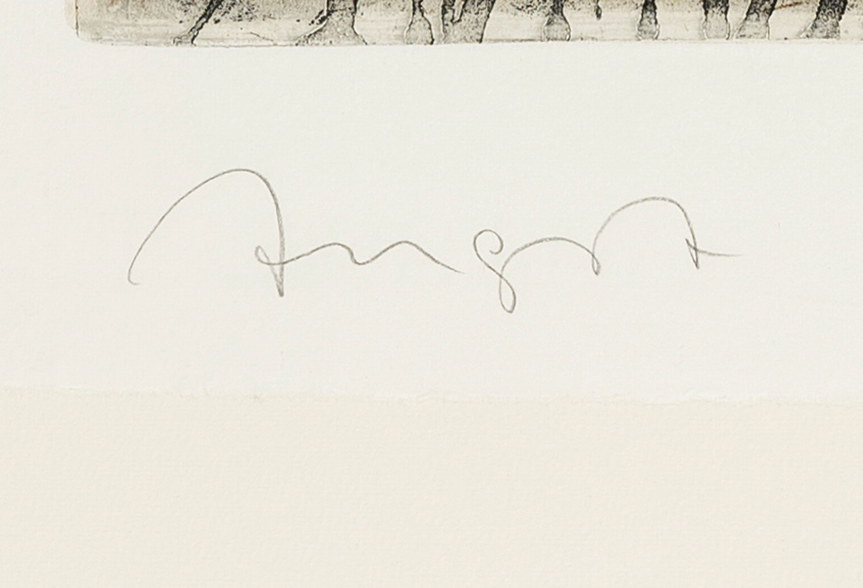 Detail n: Michael Morgner, geb. 1942 Chemnitz, Angst, Aquatintaradierung, betitelt, sign. und dat. 93, ca. 64x49cm, u.Gl., R. ca. 90x67 cm