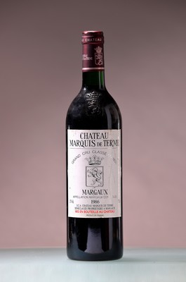 Image 26864842 - 1 Flasche 1986 Chateau Marquis de Terme, Margaux, Grand Cru Classe, ca. 75cl, 12%Vol., ...