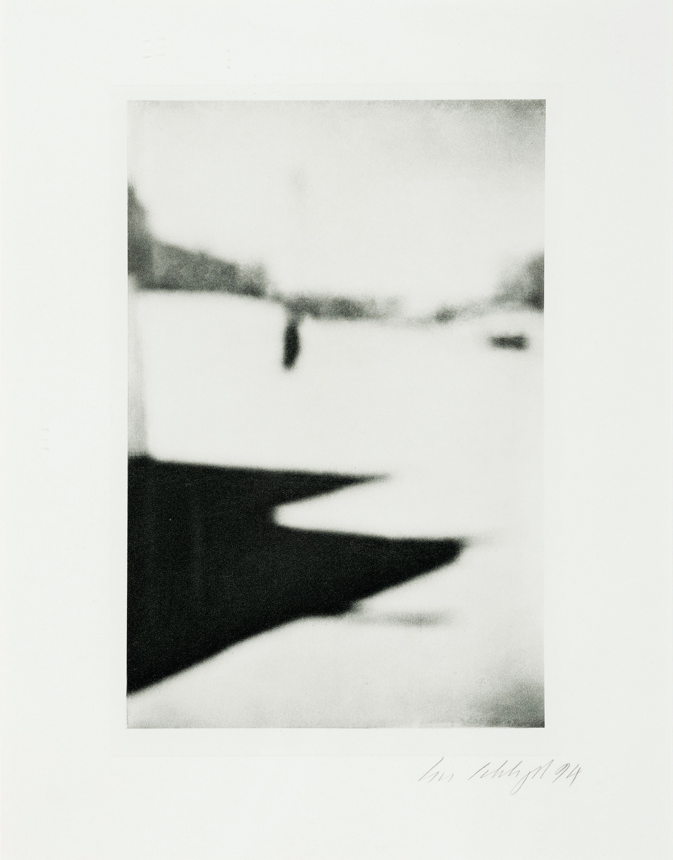 Eva Schlegel, geb. 1960 Hall/Tirol, Ohne Titel, Heliogravure, handsign., ca. 34x22.5cm, PP, u.Gl., R. ca. 70x58cm