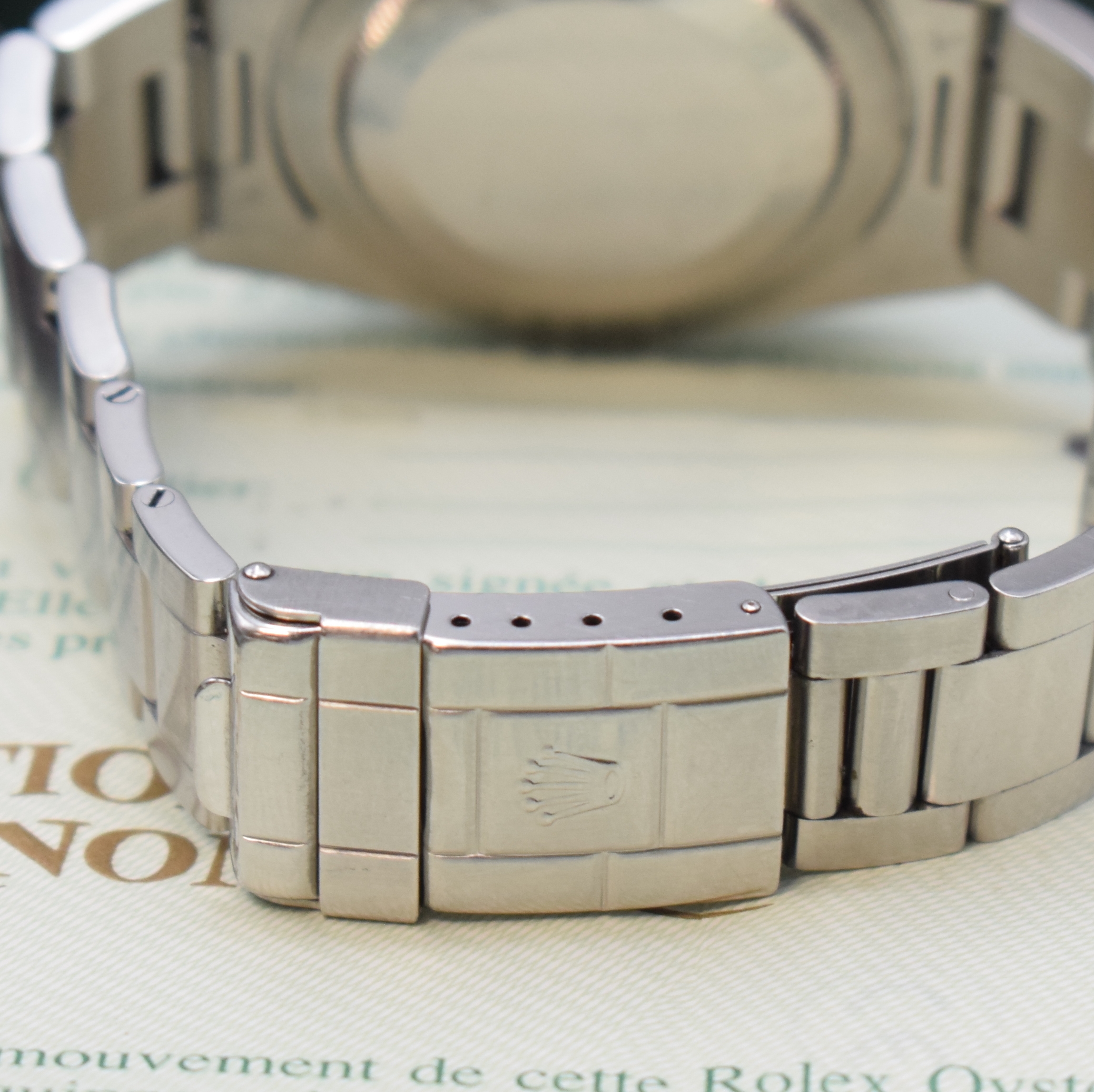 Detail c: ROLEX Herrenarmbanduhr Oyster Perpetual Date GMT-Master II Referenz 16710, Automatik, A- Serie, LC 100, Chronometer der Superlative in Edelstahl ...
