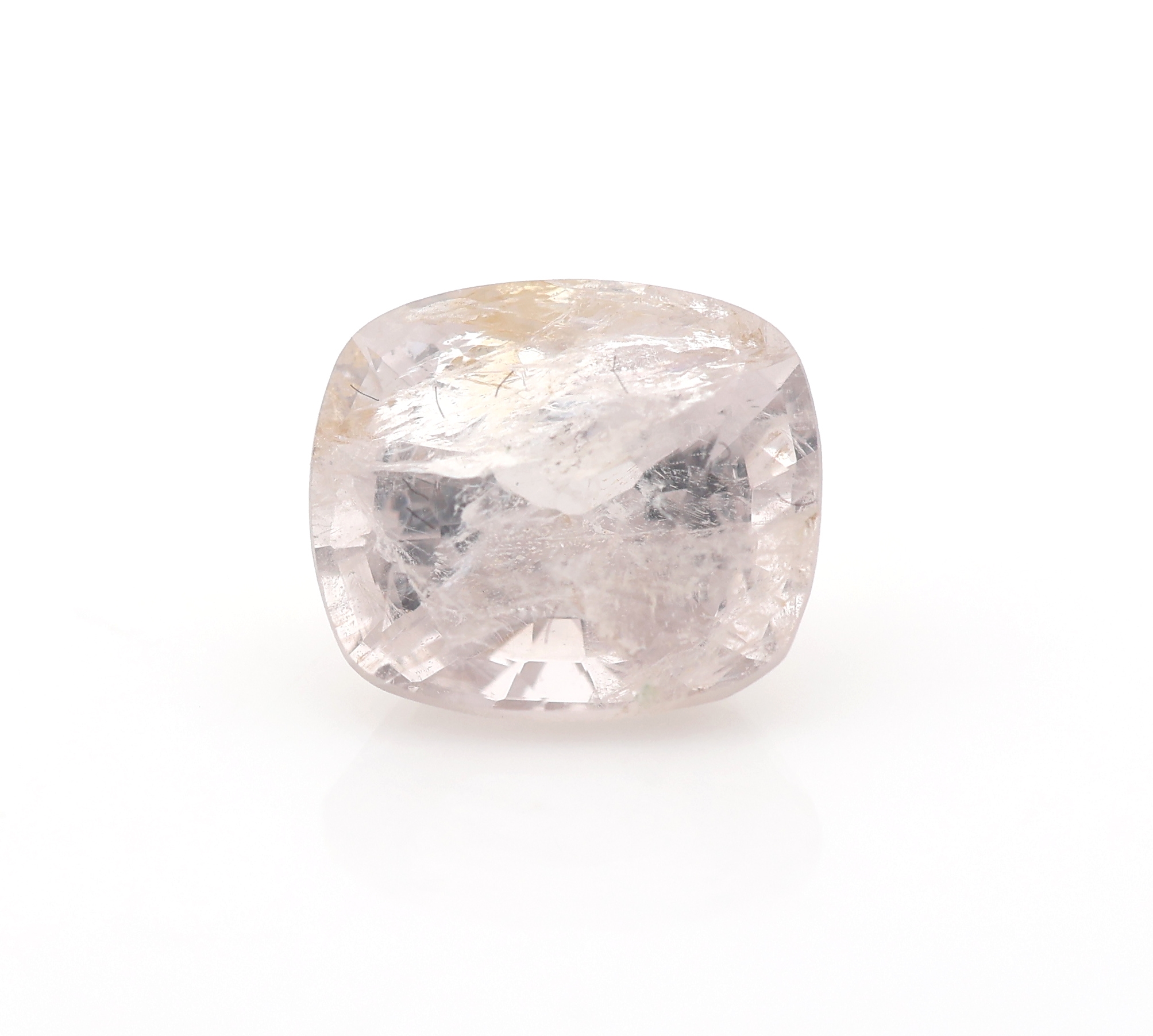 Loser Taaffeit ca. 1.30 ct, facett. Kissenschliff, Pink, 6.61 x 5.76 x 4.39 mm, mit AIG Expertise