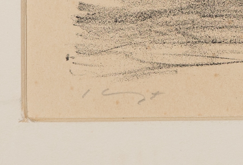 Detail c: Max Slevogt, 1868 Landshut-1932 Neukastel, 3 Lithographien und ein Holzschnitt: drei Kampfszenen aus Achill, je ca. 27x38cm, Holzschnitt aus: Die ...