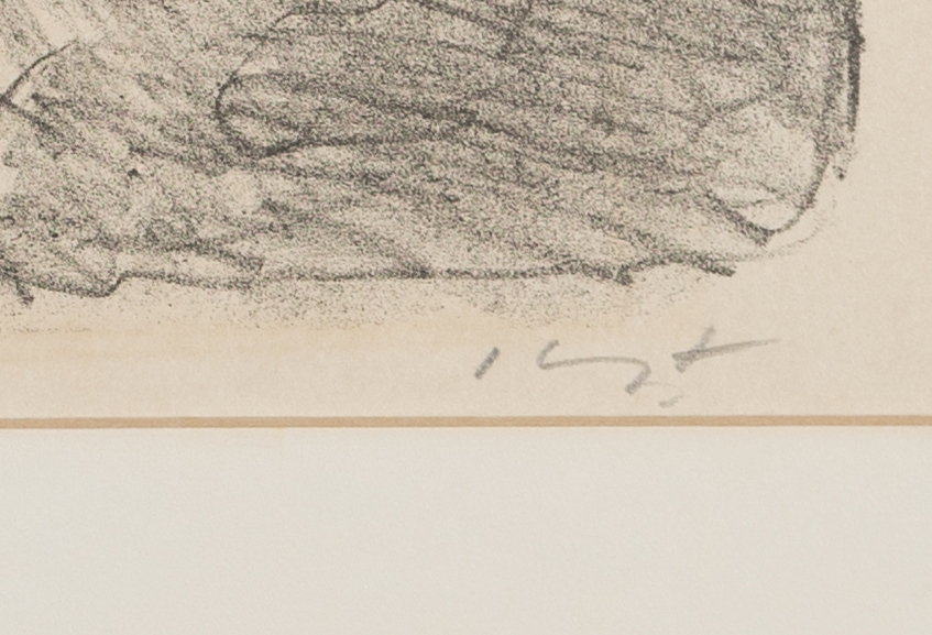 Detail e: Max Slevogt, 1868 Landshut-1932 Neukastel, 3 Lithographien und ein Holzschnitt: drei Kampfszenen aus Achill, je ca. 27x38cm, Holzschnitt aus: Die ...