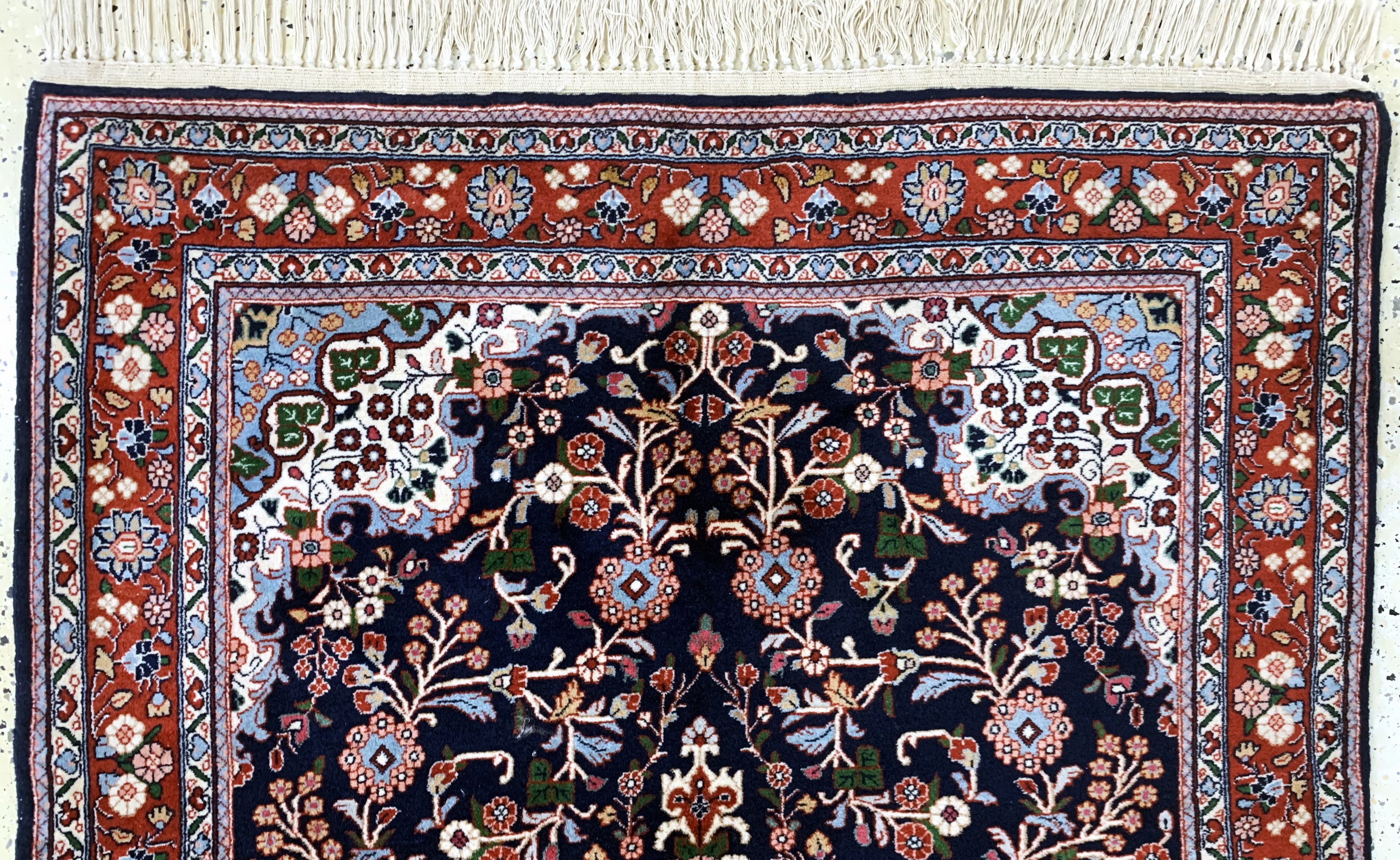 Detail a: Sarogh alt, Persien, Mitte 20.Jhd, Wolle auf Baumwolle, ca. 206 x 135 cm, EHZ: 2