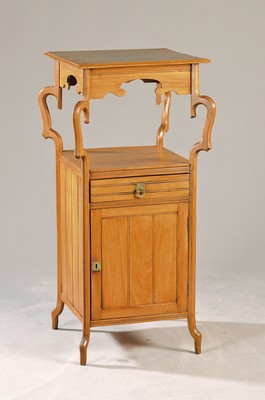 Image 26869271 - Halbschrank/Etagere, Frankreich, um 1900, Obstholz massiv, Jugendstil, geschweifte ...