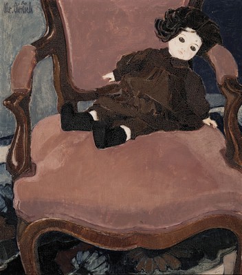 Image Christel Abresch, 1931 Sulzbach-2011 Neustadt a.d. Weinstr., Puppe auf Sessel, ...