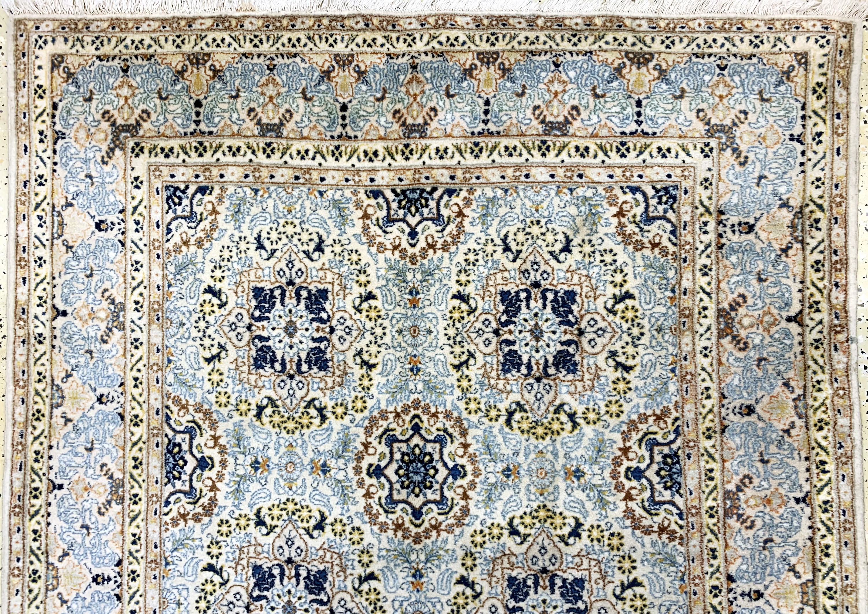 Detail a: Keschan alt, Persien, Mitte 20.Jhd, Wolle auf Baumwolle, ca. 222 x 135 cm, EHZ: 2