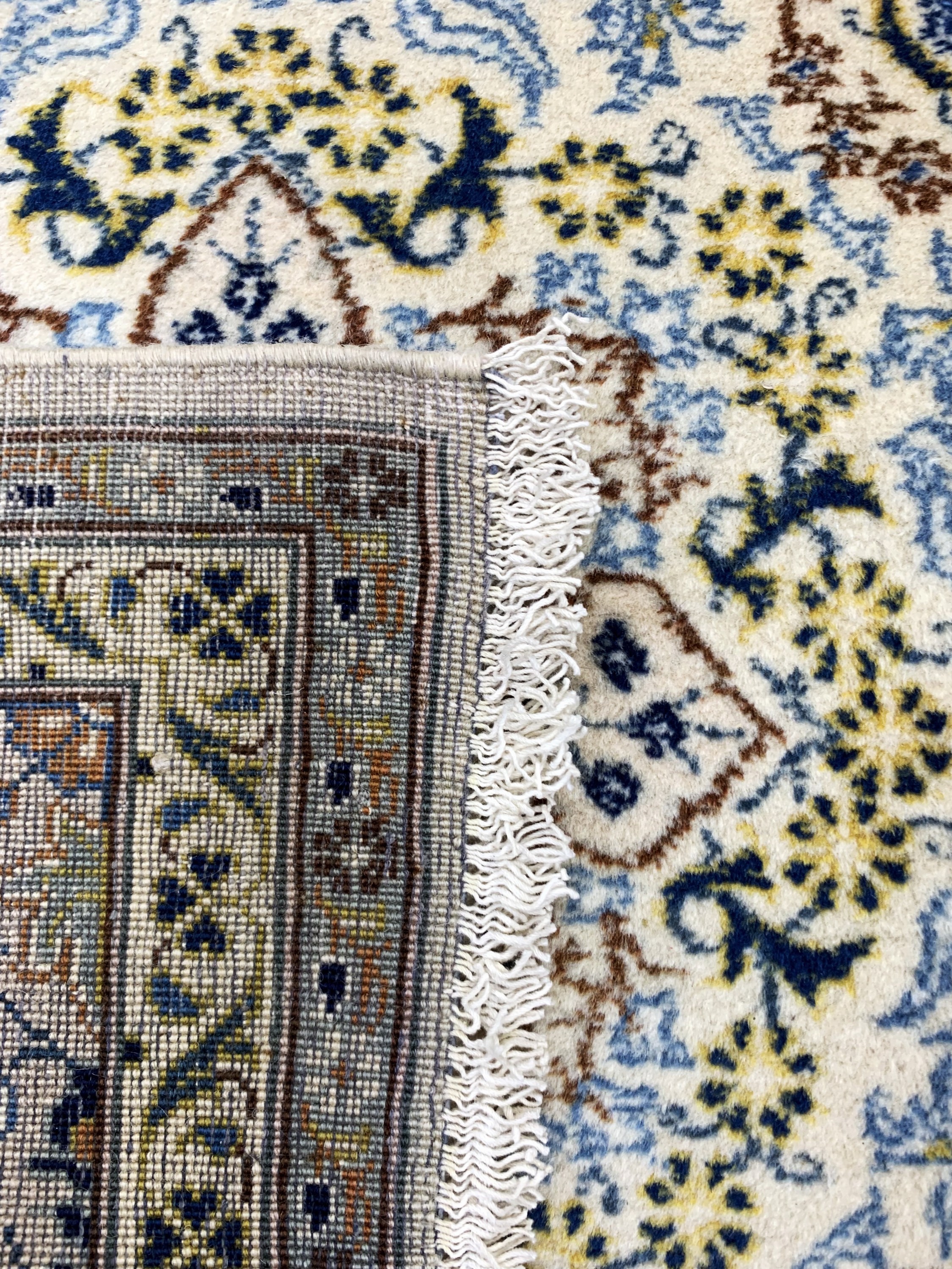 Detail e: Keschan alt, Persien, Mitte 20.Jhd, Wolle auf Baumwolle, ca. 222 x 135 cm, EHZ: 2