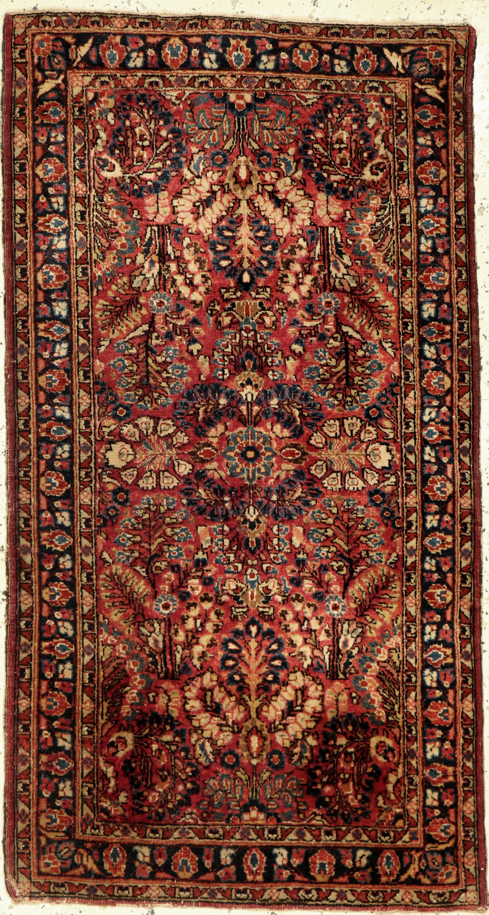 Us Re-Import Sarogh, Persien, um 1900, Wolle auf Baumwolle, ca. 140 x 75 cm, EHZ: 2-3