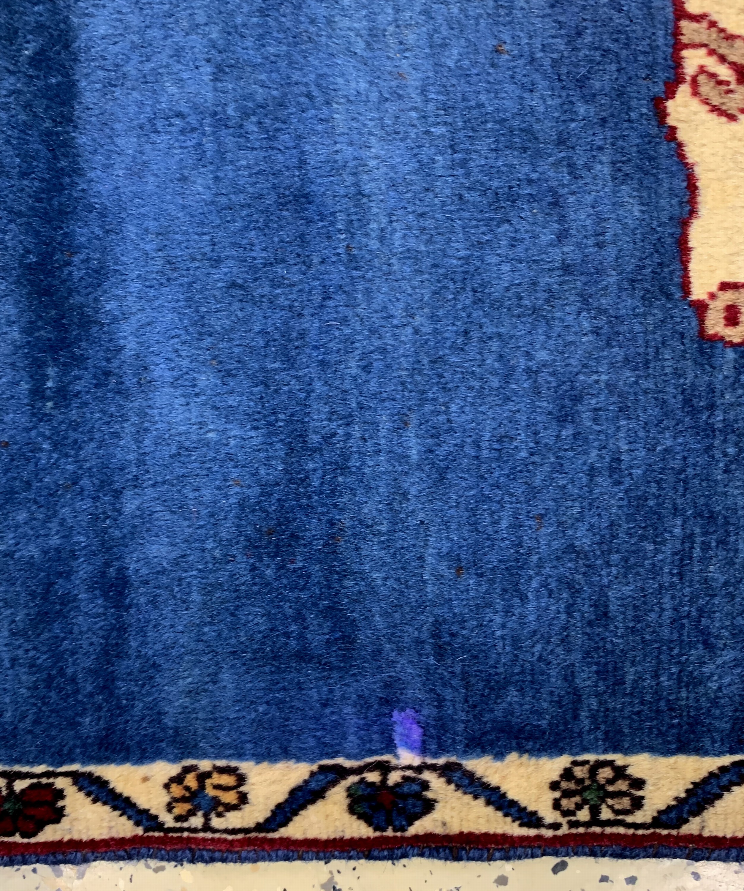 Detail c: Kashkuli fein alt, Persien, Mitte 20.Jhd, Wolle auf Wolle, ca. 134 x 102 cm, EHZ: 2, (kleine Restaurierungen)