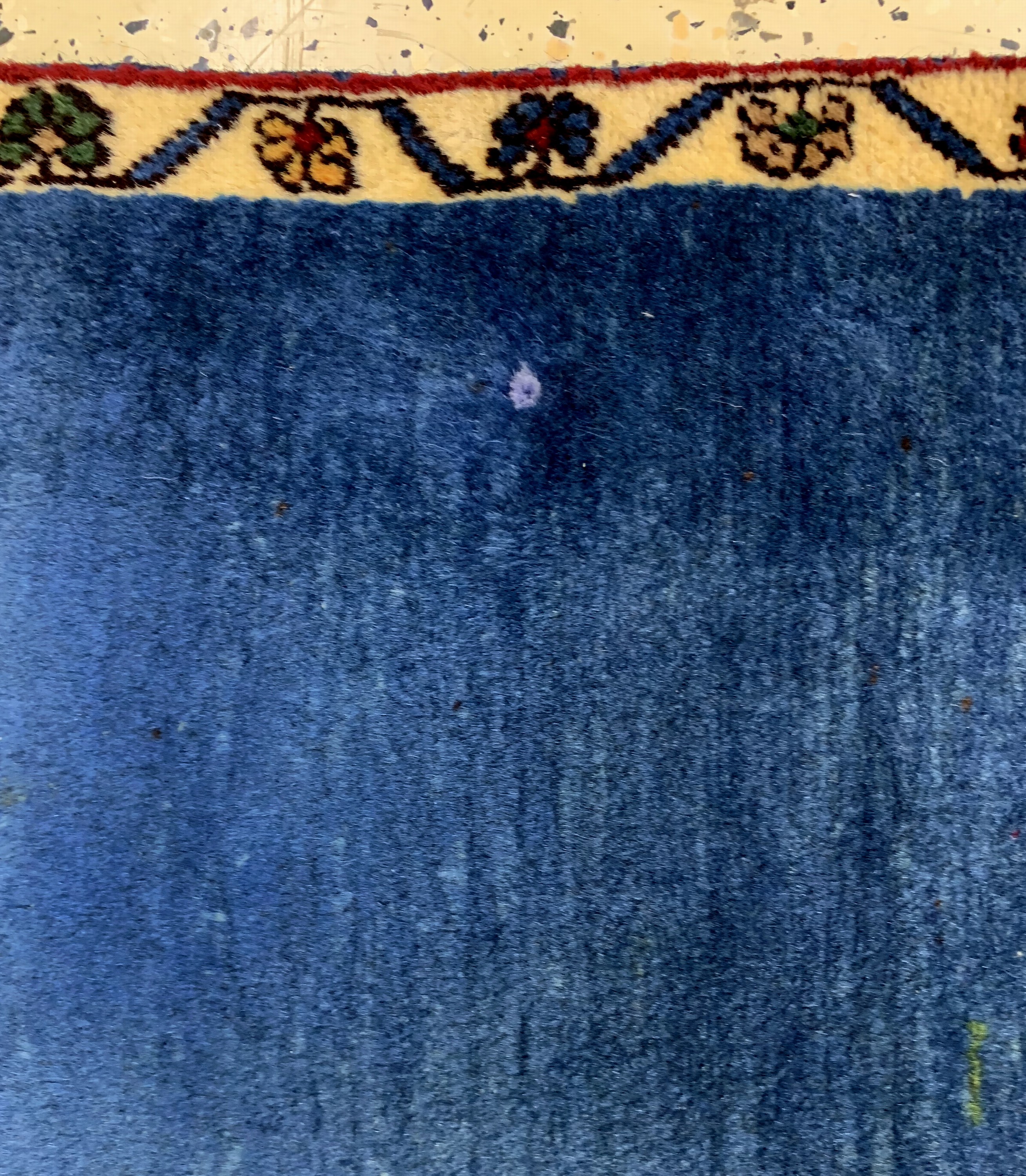 Detail d: Kashkuli fein alt, Persien, Mitte 20.Jhd, Wolle auf Wolle, ca. 134 x 102 cm, EHZ: 2, (kleine Restaurierungen)