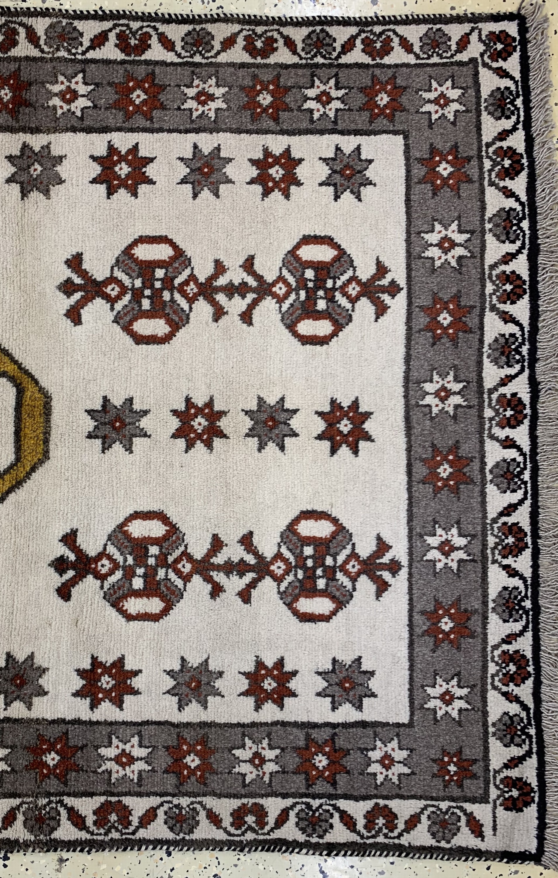 Detail c: Gabbeh alt, Persien, Mitte 20.Jhd, Wolle auf Wolle, ca. 200 x 103 cm, EHZ: 2