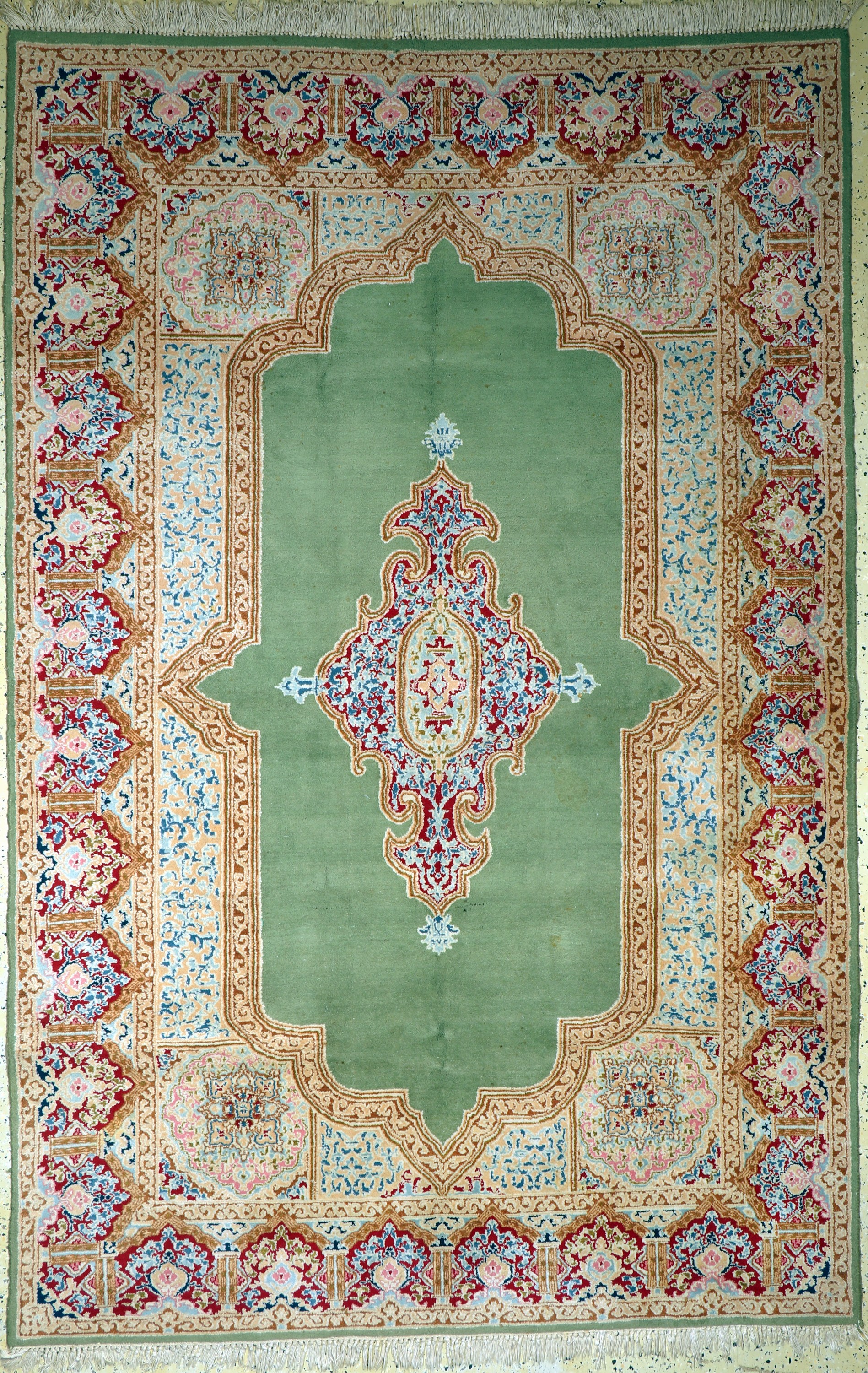 Kerman, Persien, Mitte 20.Jhd, Wolle auf Baumwolle, ca. 290 x 190 cm, EHZ: 2