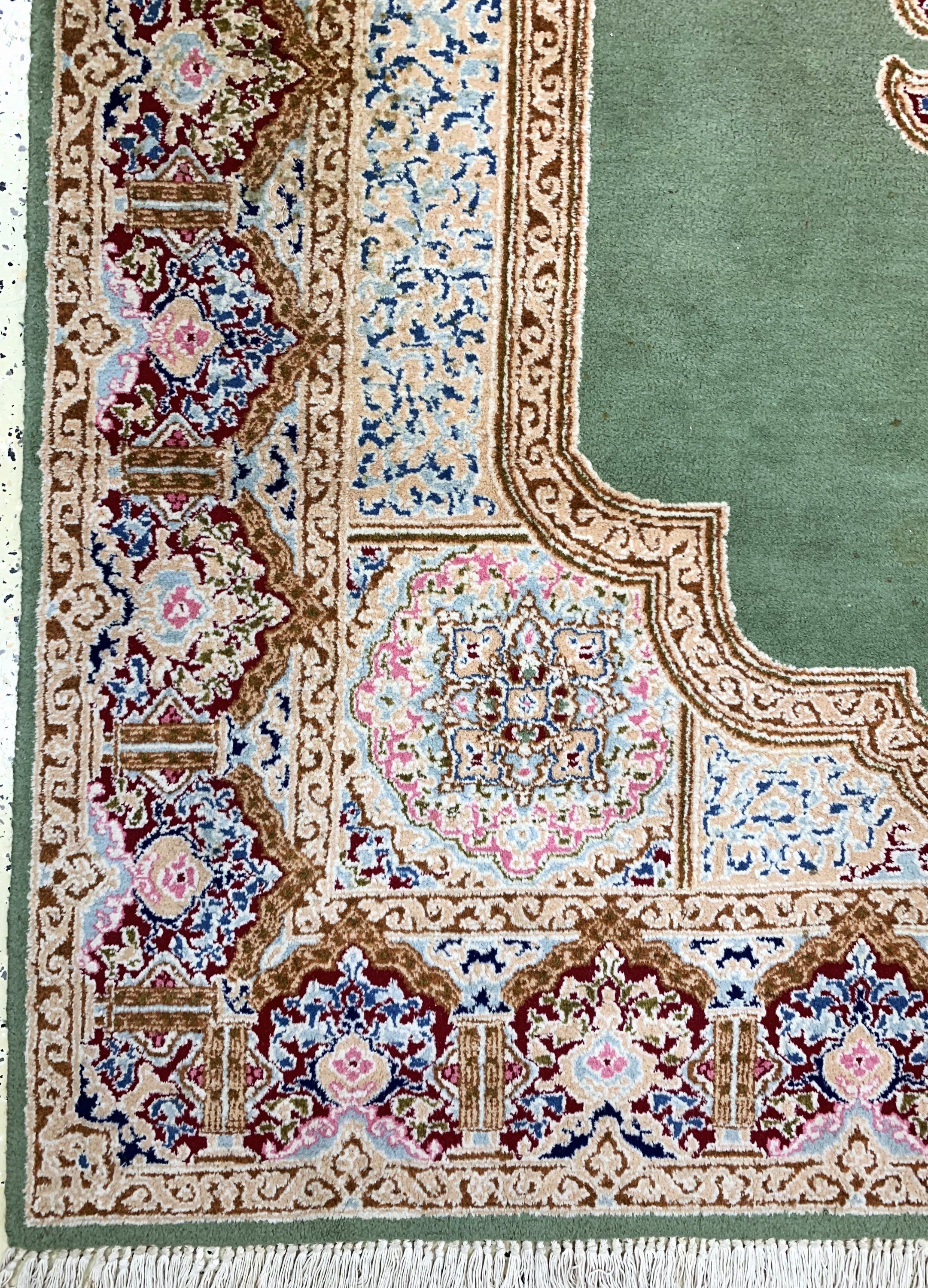 Detail b: Kerman, Persien, Mitte 20.Jhd, Wolle auf Baumwolle, ca. 290 x 190 cm, EHZ: 2