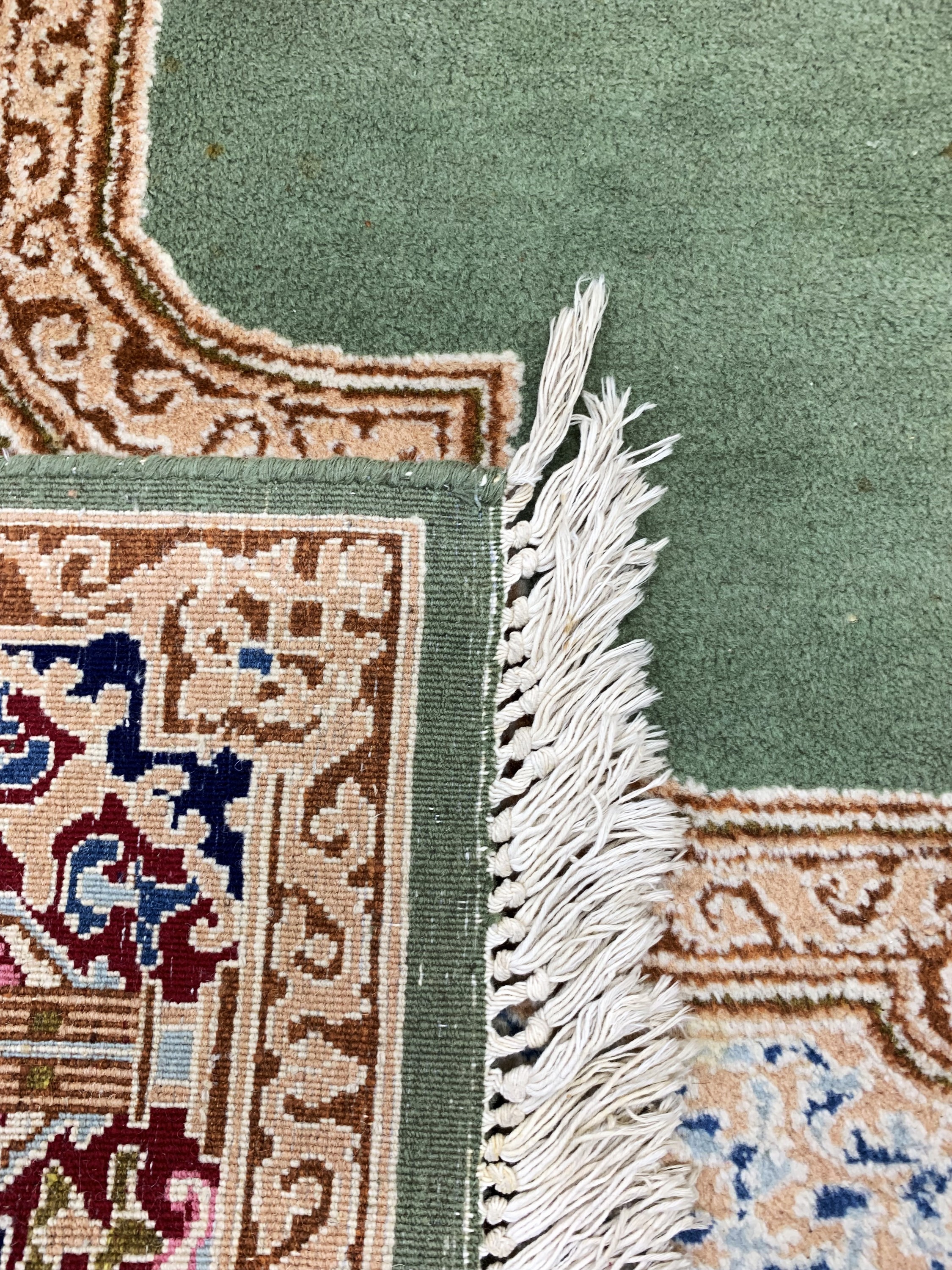 Detail g: Kerman, Persien, Mitte 20.Jhd, Wolle auf Baumwolle, ca. 290 x 190 cm, EHZ: 2