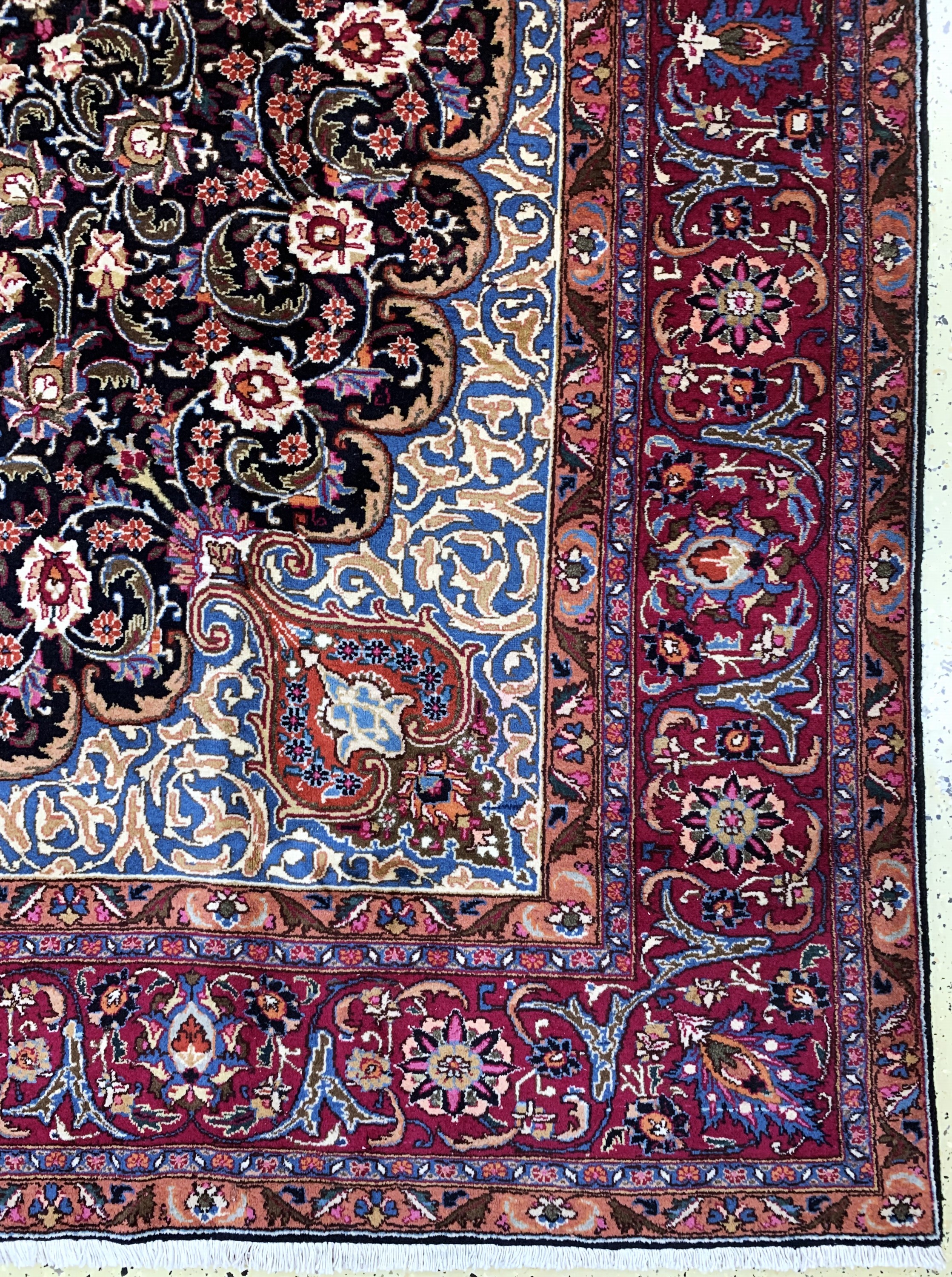 Detail a: Kaschmar, Persien, Ende 20.Jhd, Wolle auf Baumwolle, ca. 385 x 290 cm, gereinigt, EHZ: 2