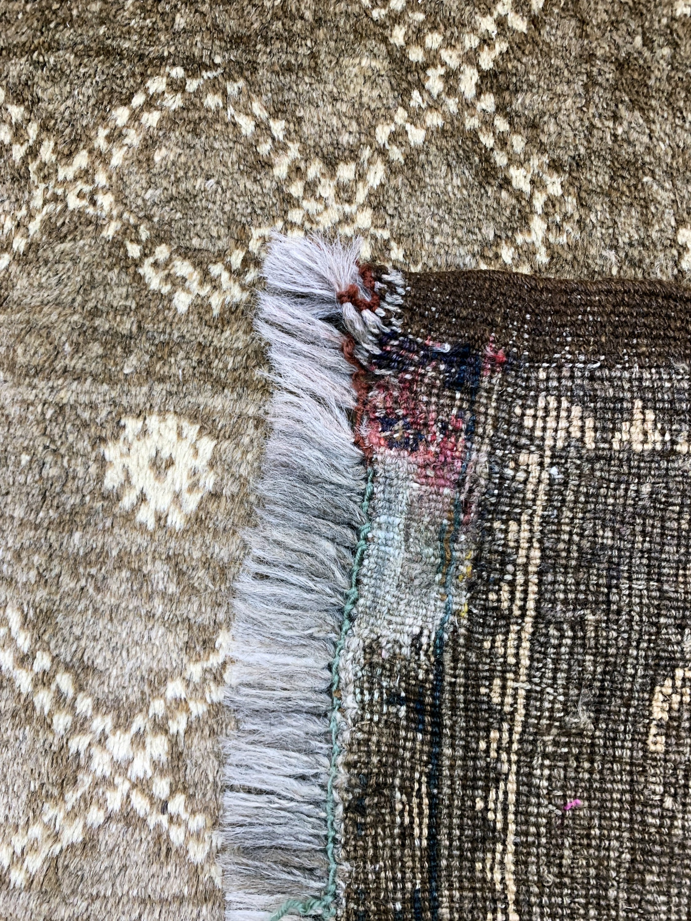 Detail f: Ersari alt, Afghanistan, Mitte 20.Jhd, Wolle auf Wolle, ca. 408 x 308 cm, gereinigt, EHZ: 1-2, (kleiner restaurierung)