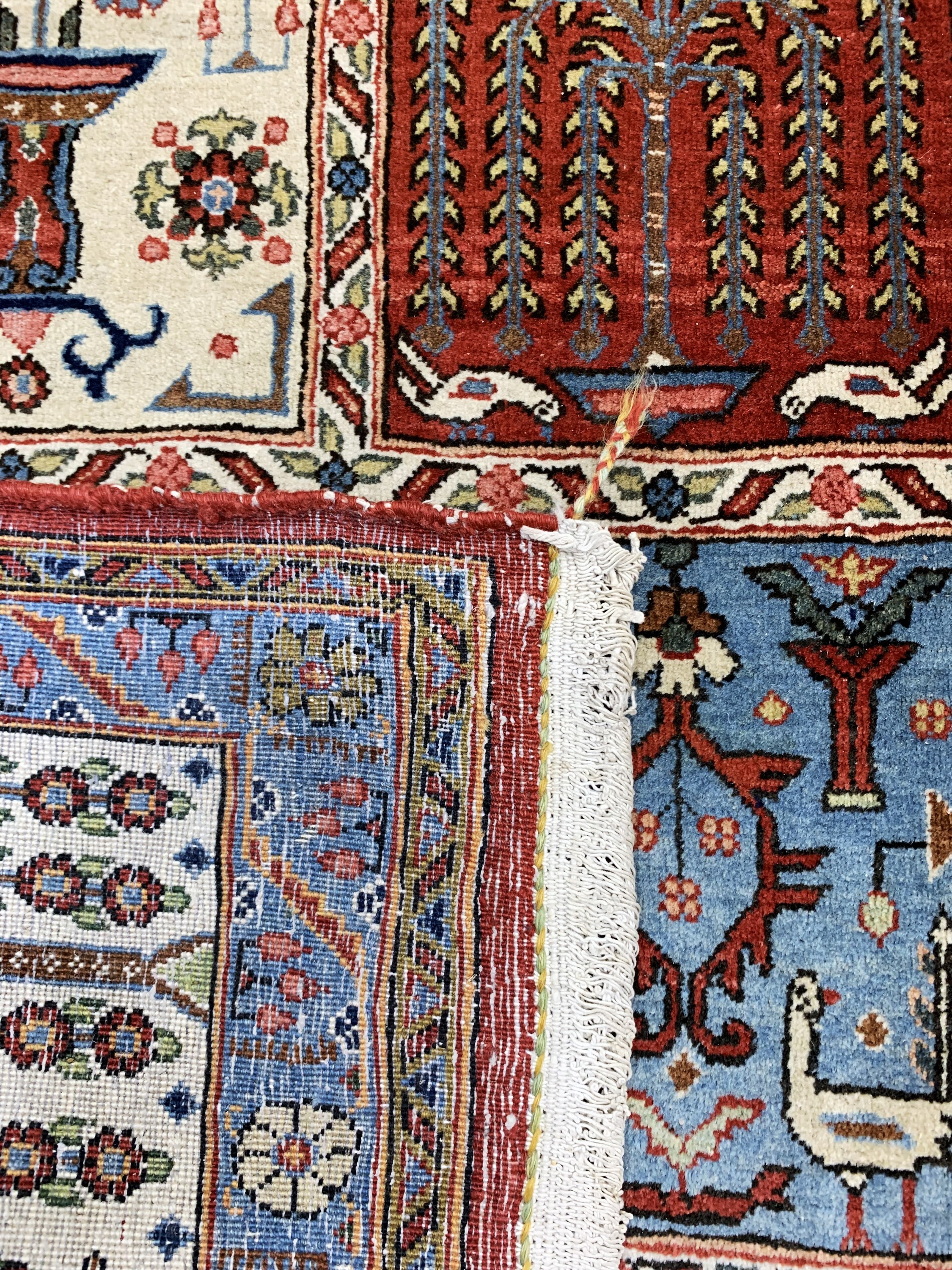 Detail f: Ghom Kork alt, Persien, Mitte 20.Jhd, Korkwolle, ca. 320 x 222 cm, EHZ: 2-3