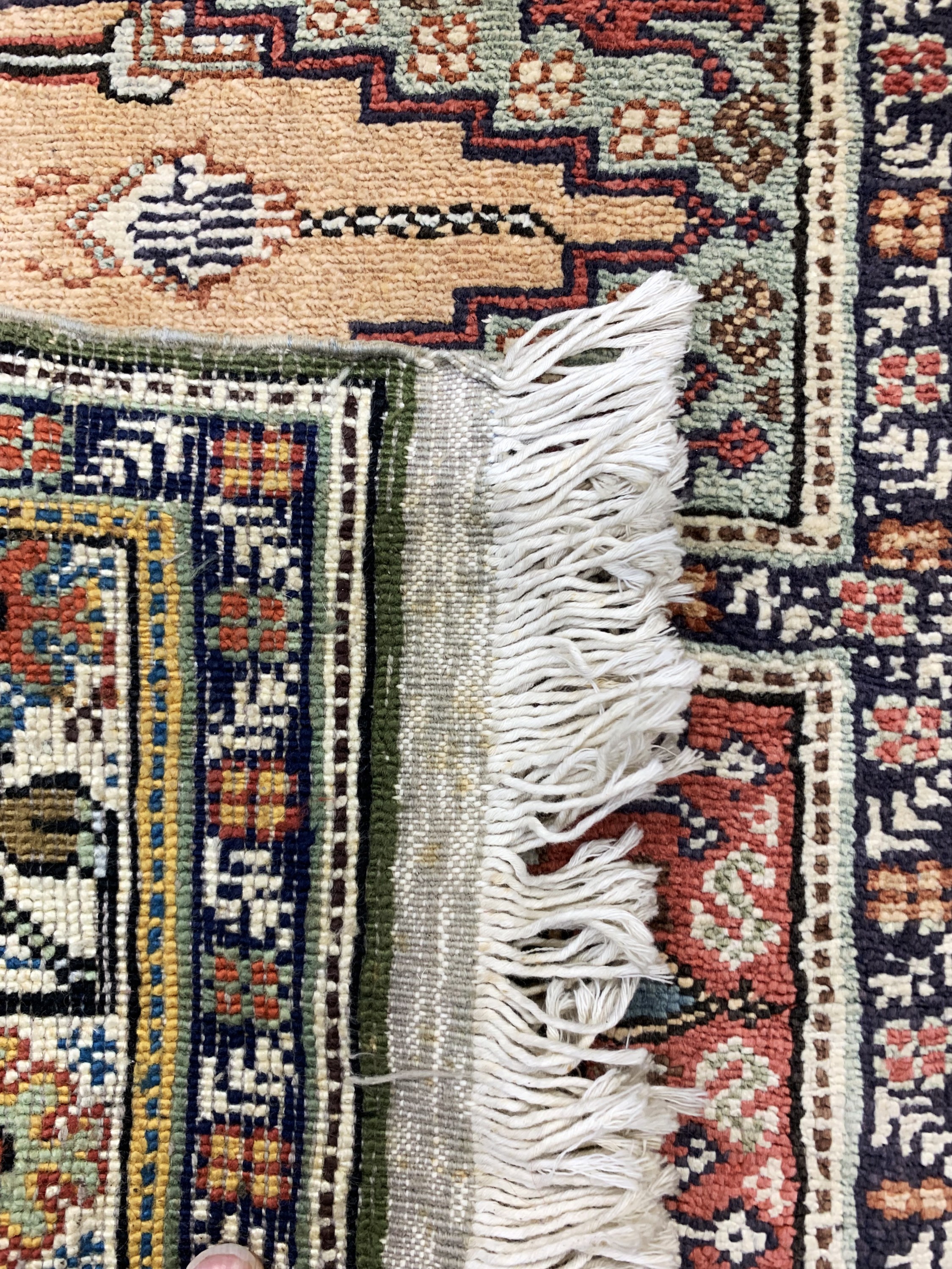 Detail d: Kayseri"Saf", Türkei, Mitte 20.Jhd, Wolle auf Baumwolle, ca. 190 x 62 cm, EHZ: 2